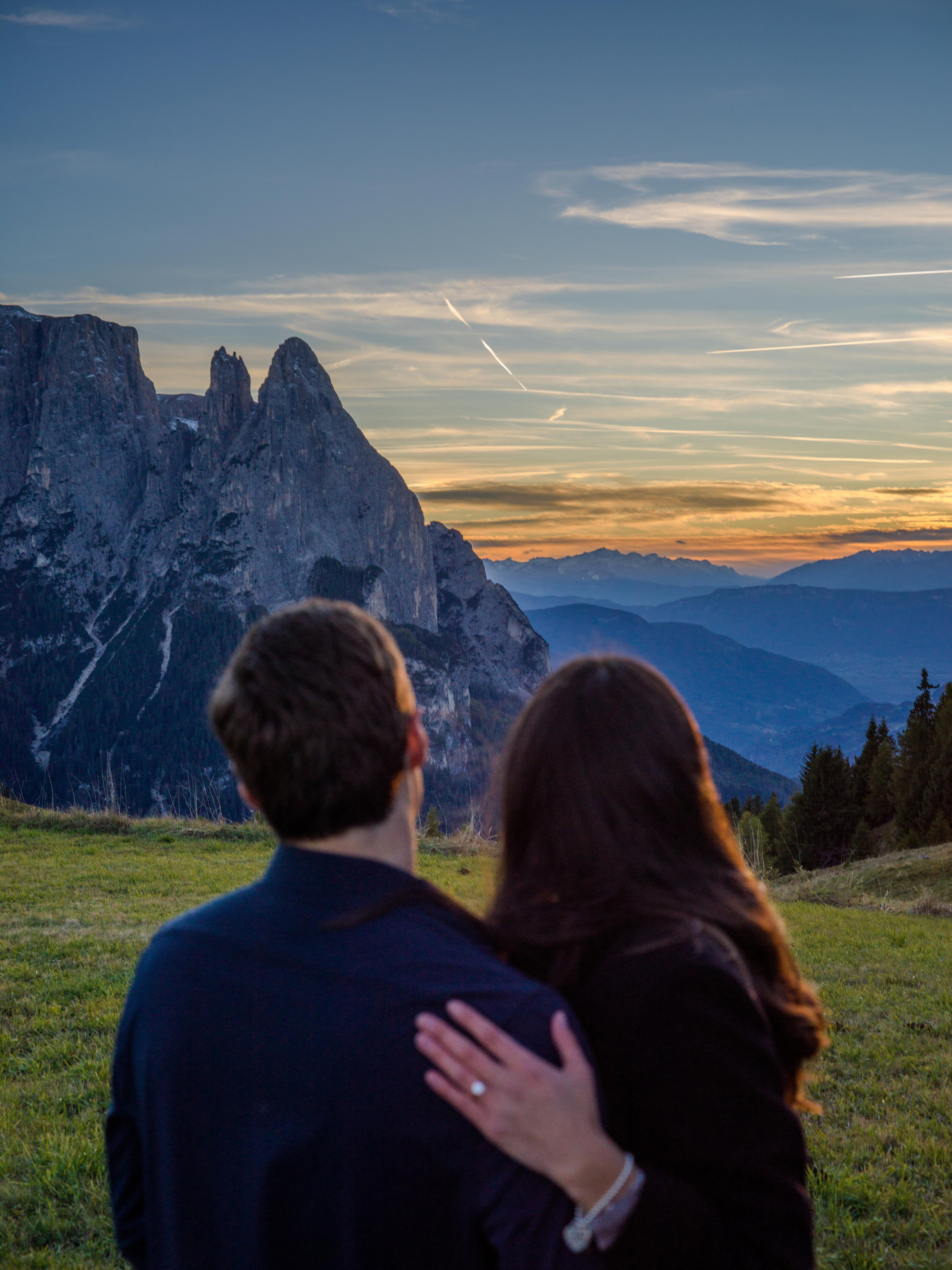 The Dolomites Proposal Photographer. Ale Kor — Фотограф в Италии | озеро Комо, озеро Гарда, Венеция, Доломиты