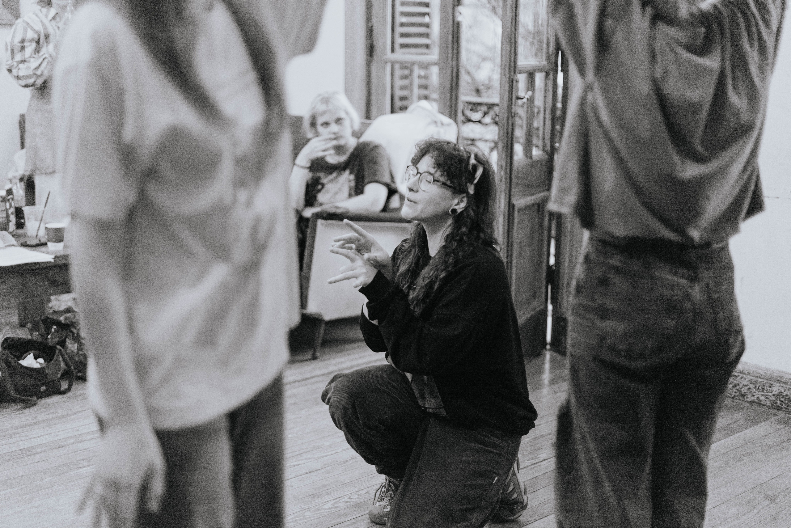 Репетиция @ojo.teatro. Photographer @elmirkami in the city of Buenos Aires