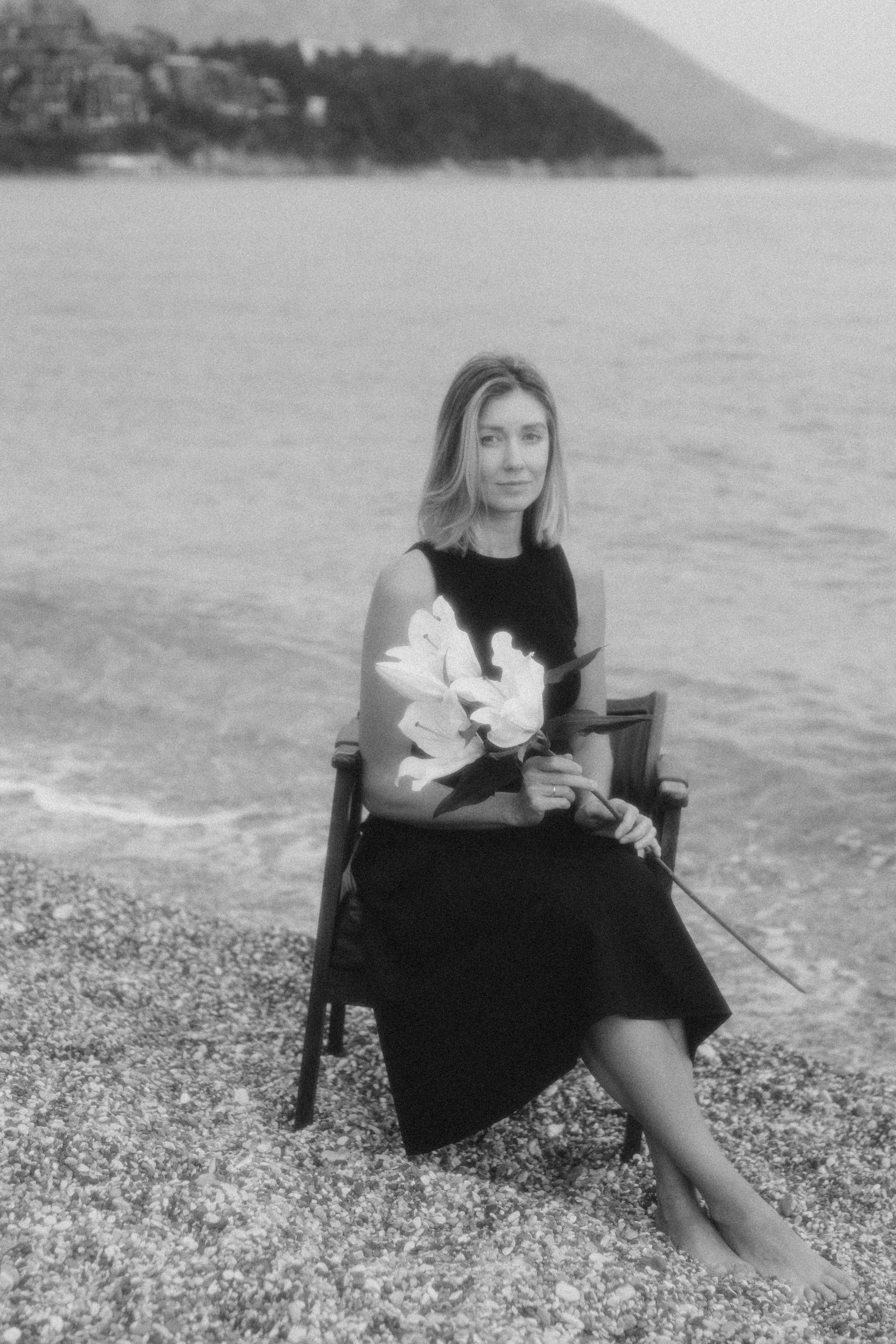 Катя с лилией. Фотограф Мила Ромашкина