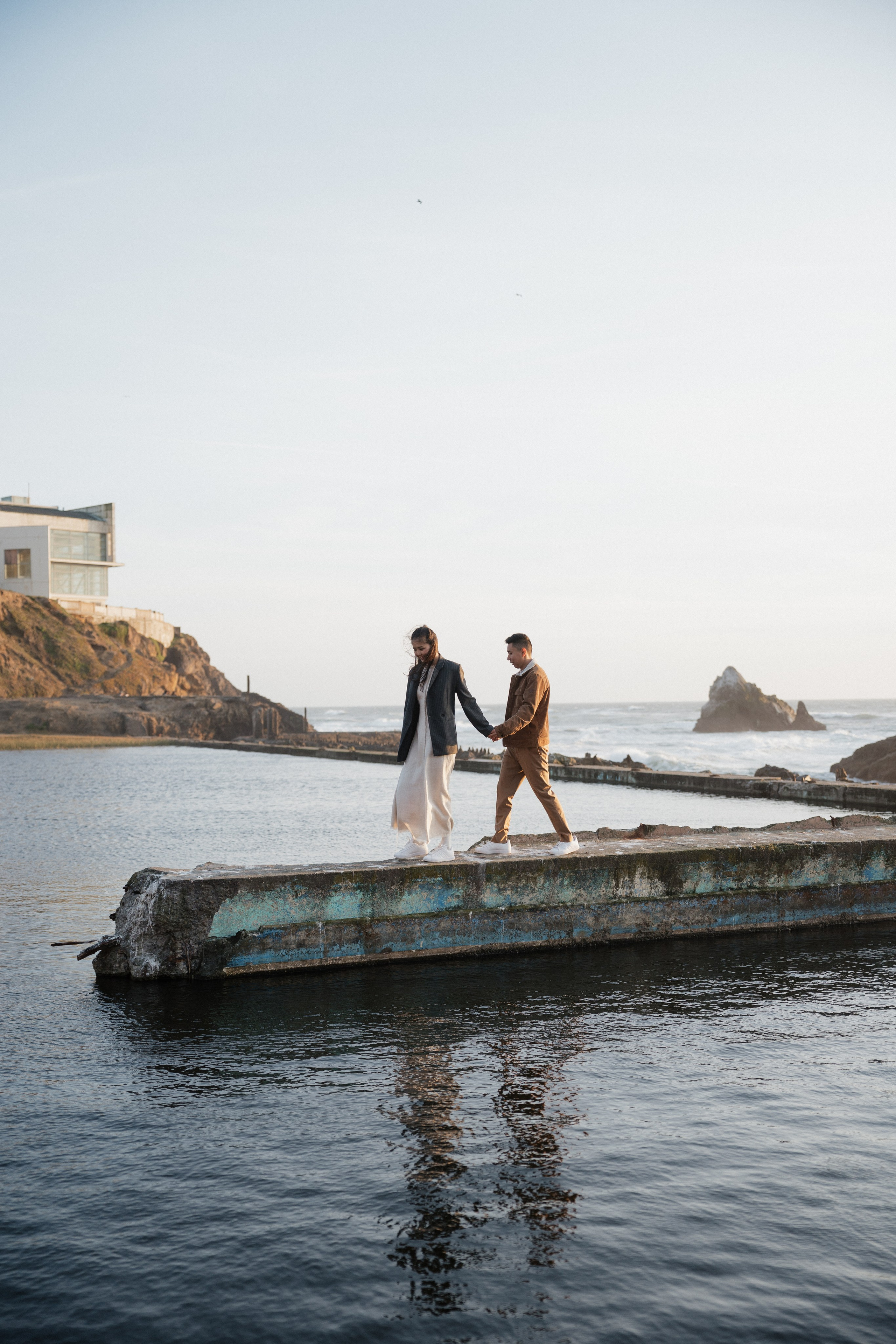 Golden Hour Magic at Sutro Baths. Soulo Photography | San Francisco Bay Area Based Photographer