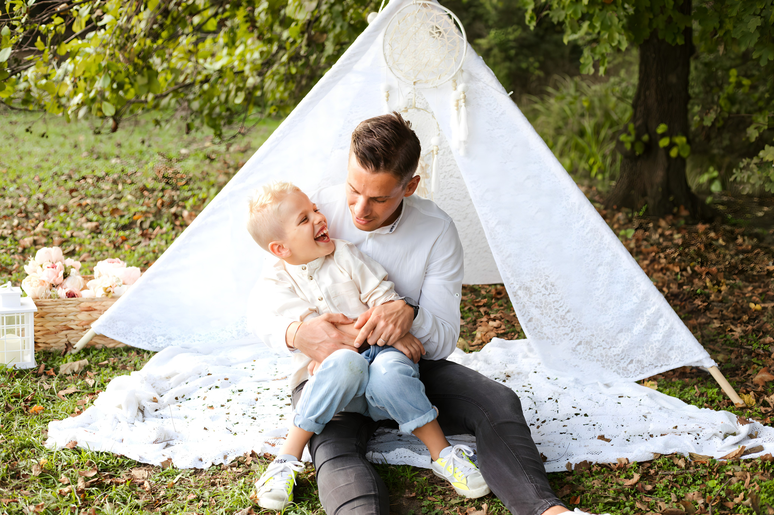 Maggie e la sua bellissima famiglia. Luci e Capricci Photography