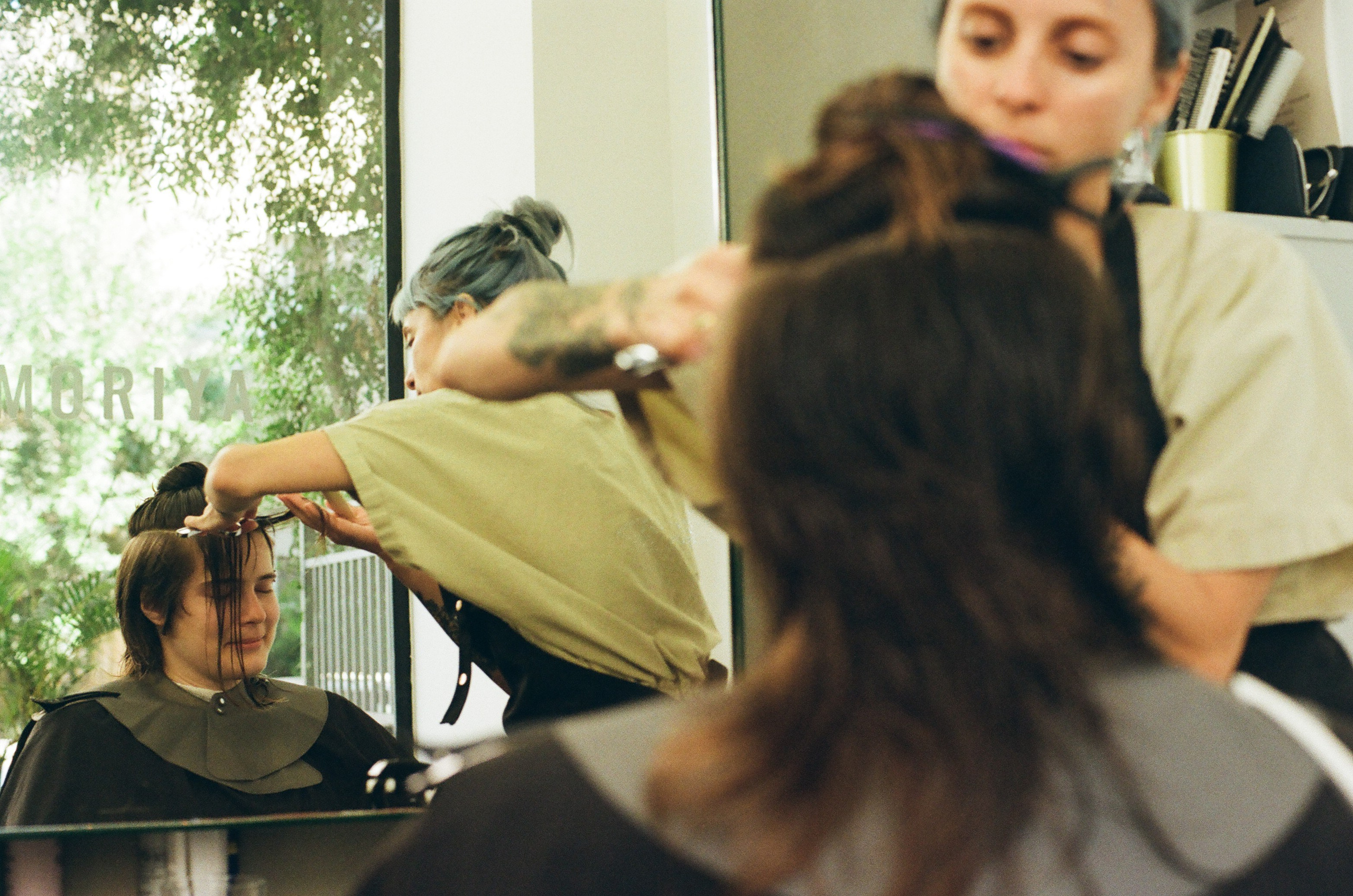 Master class “Haircut”. Film portrait photographer