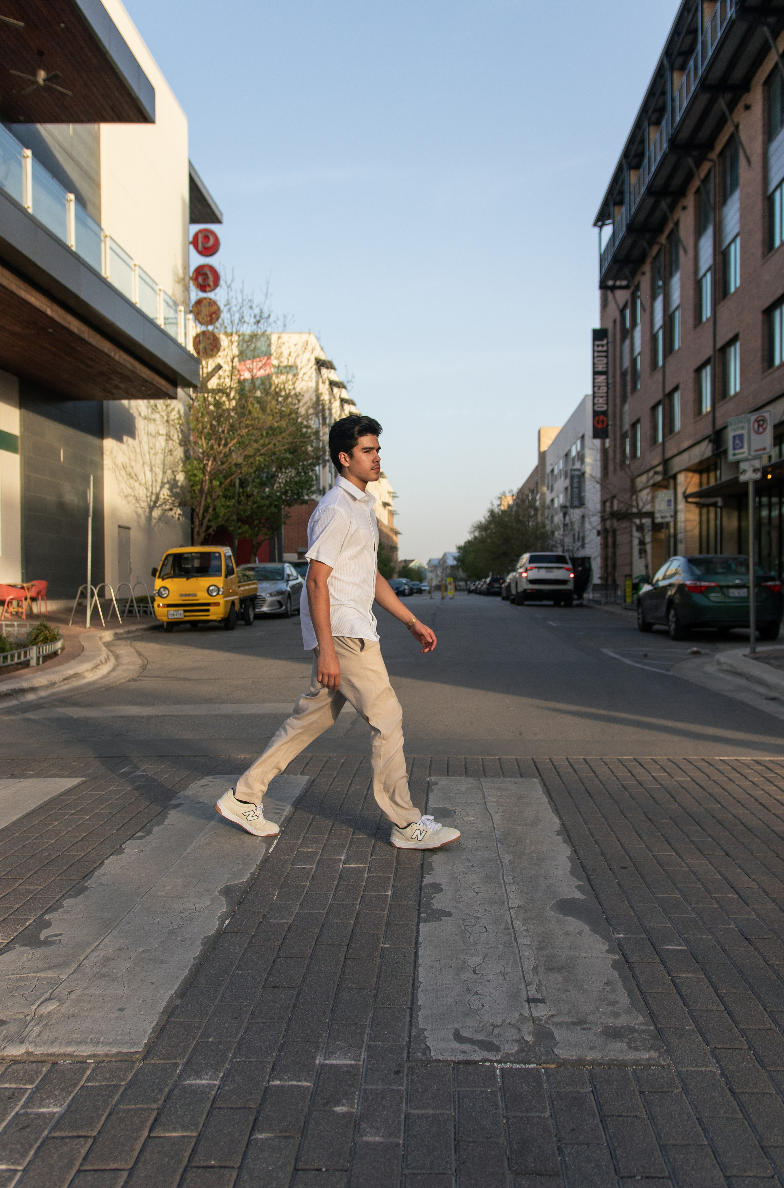 Parker's senior photoshoot at Mueller Lake Park in Austin, Texas