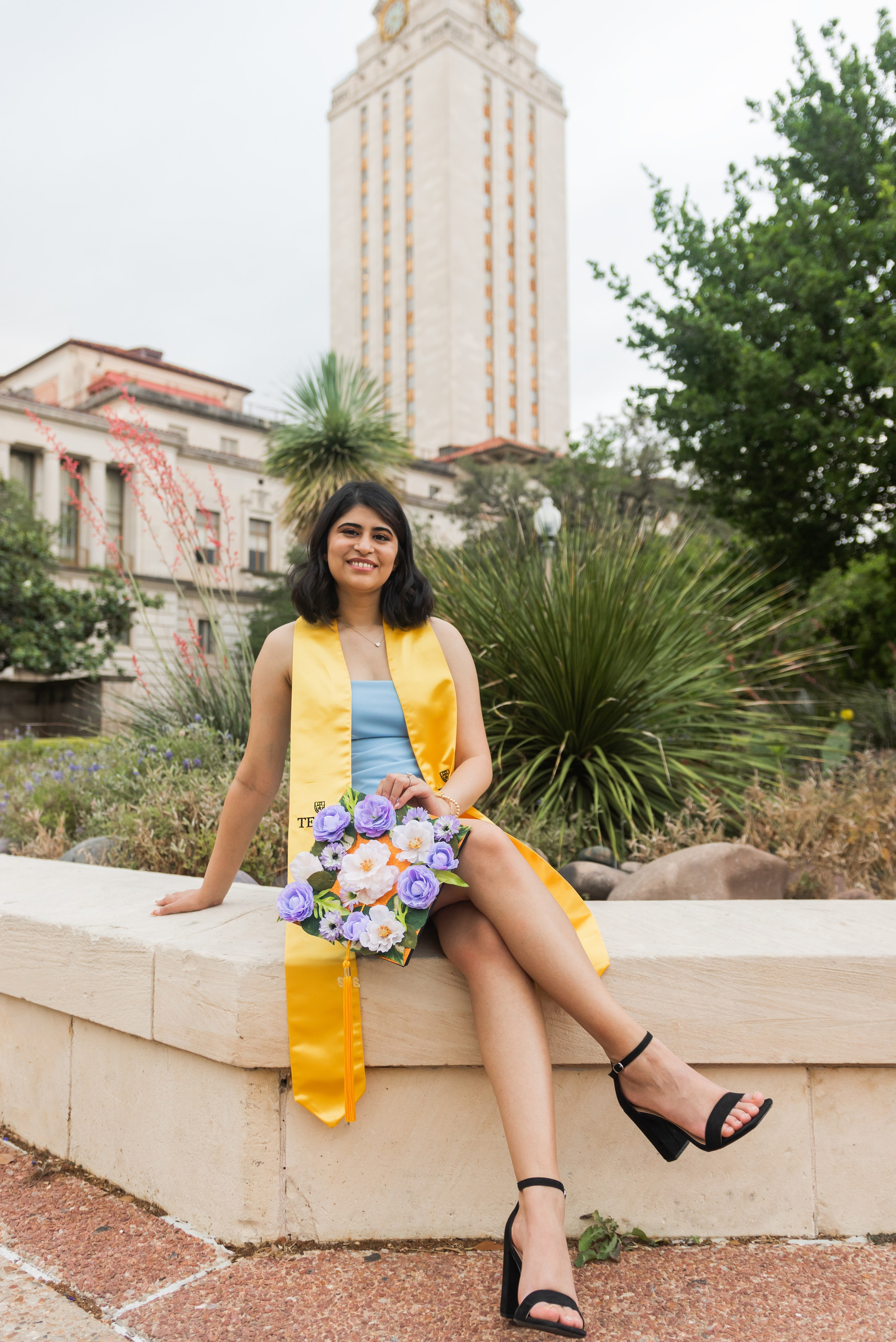 Maria’s graduation photoshoot at the University of Texas Austin