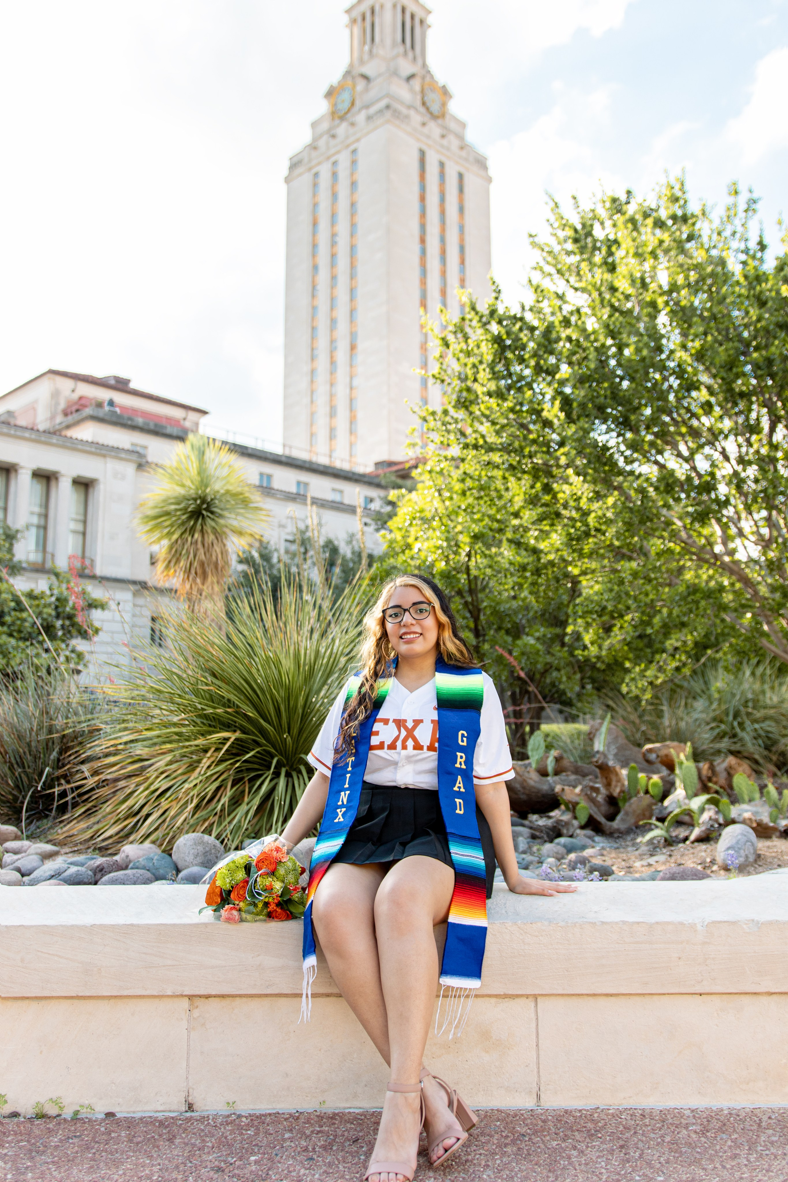 Marissa’s senior photoshoot at the University of Texas Austin