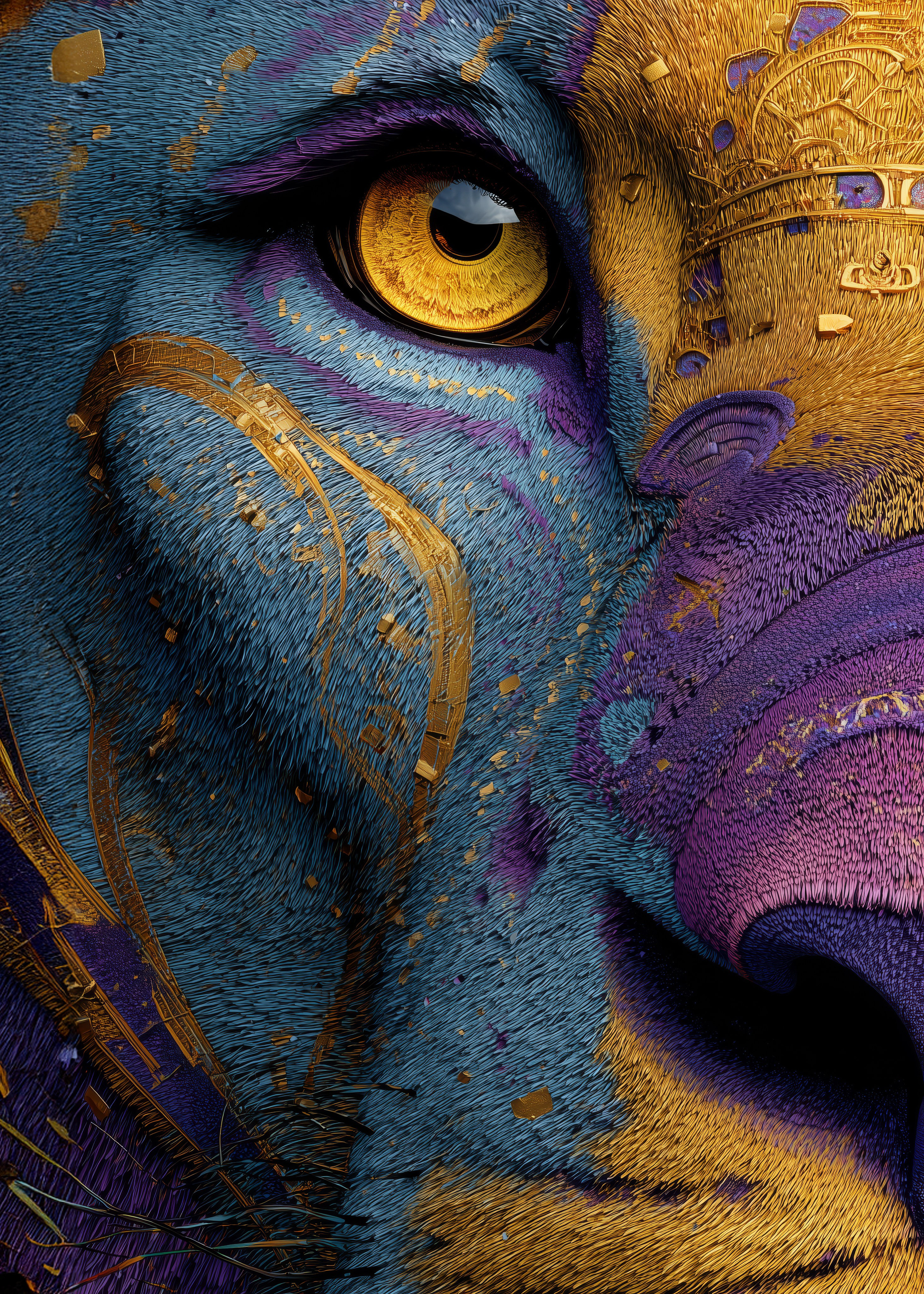 New Collection of Digital art: Eyes of the Guardians. Lolly Shine. Contemporary digital artist