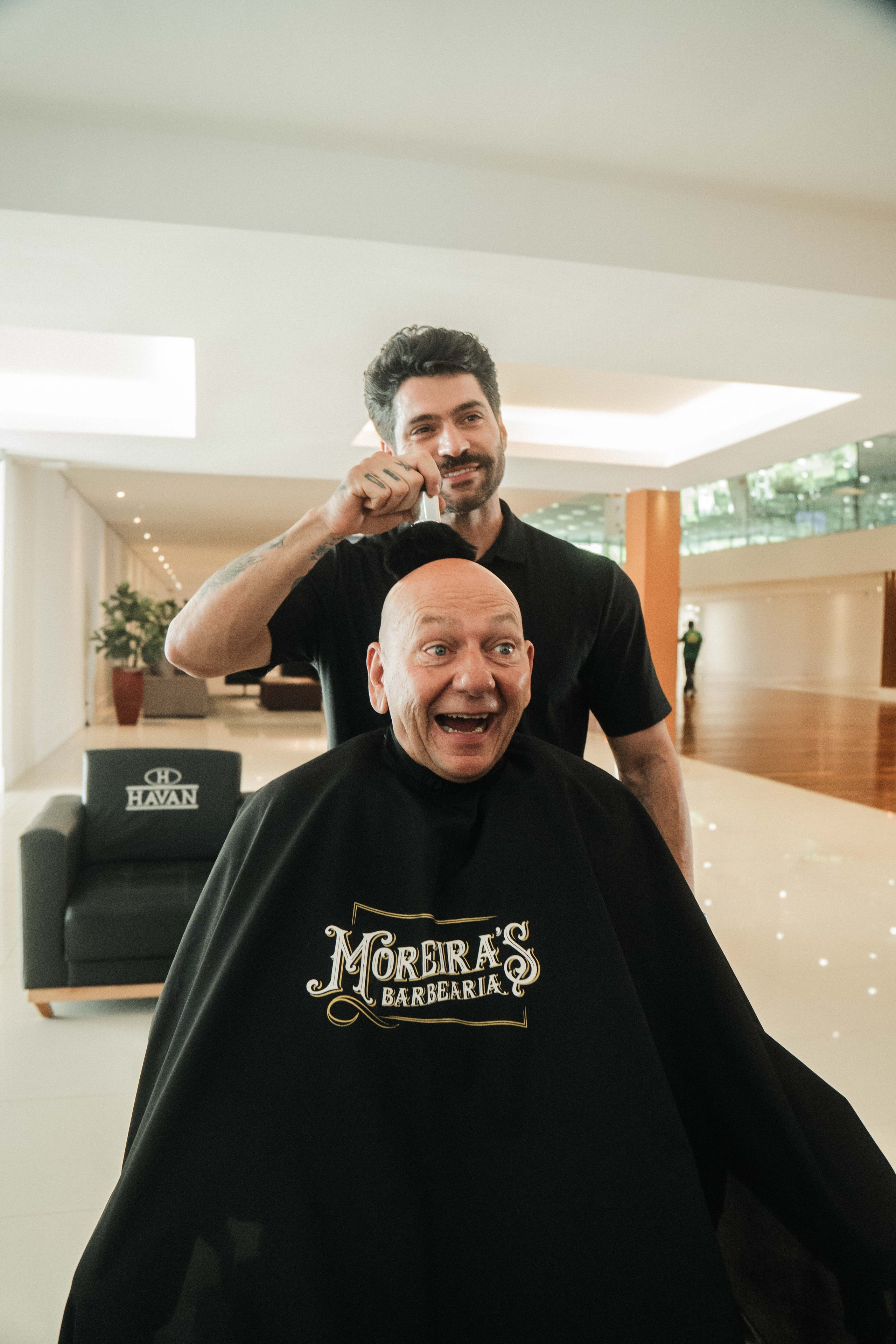 Ação Havan & Moreira’s barbearia. Agora júnior