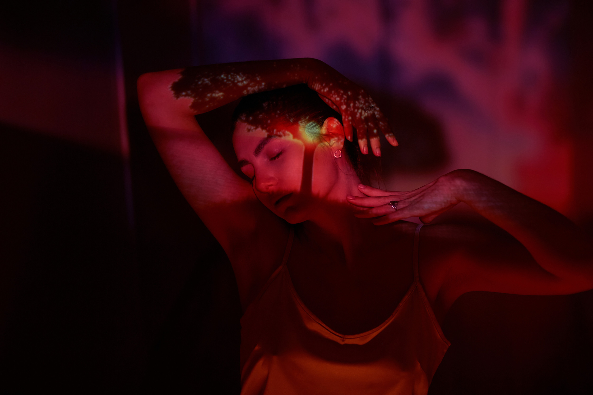 Фотосессия с цветным светом. ГЛАВНАЯ