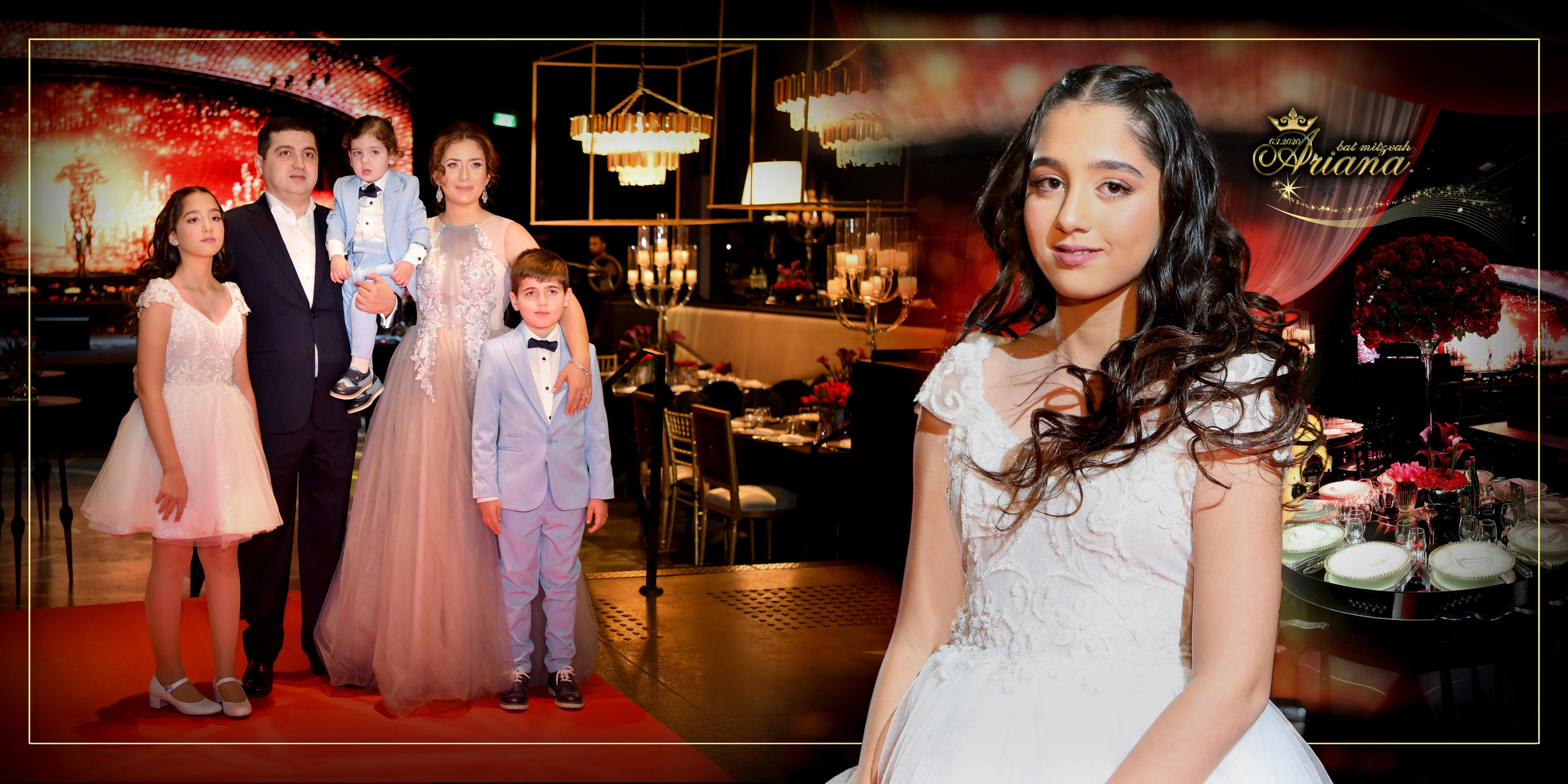 Bat Mitzvah Ariana. Wedding and events photographers Studio Shalom