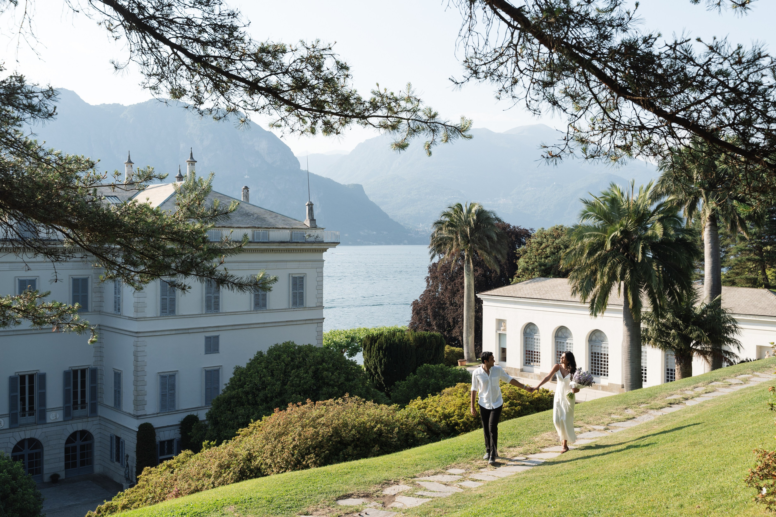 Secret Proposal at Villa Melzi, Lake Como. Lake Como Proposal Photographer | Surprise Proposals & Engagements