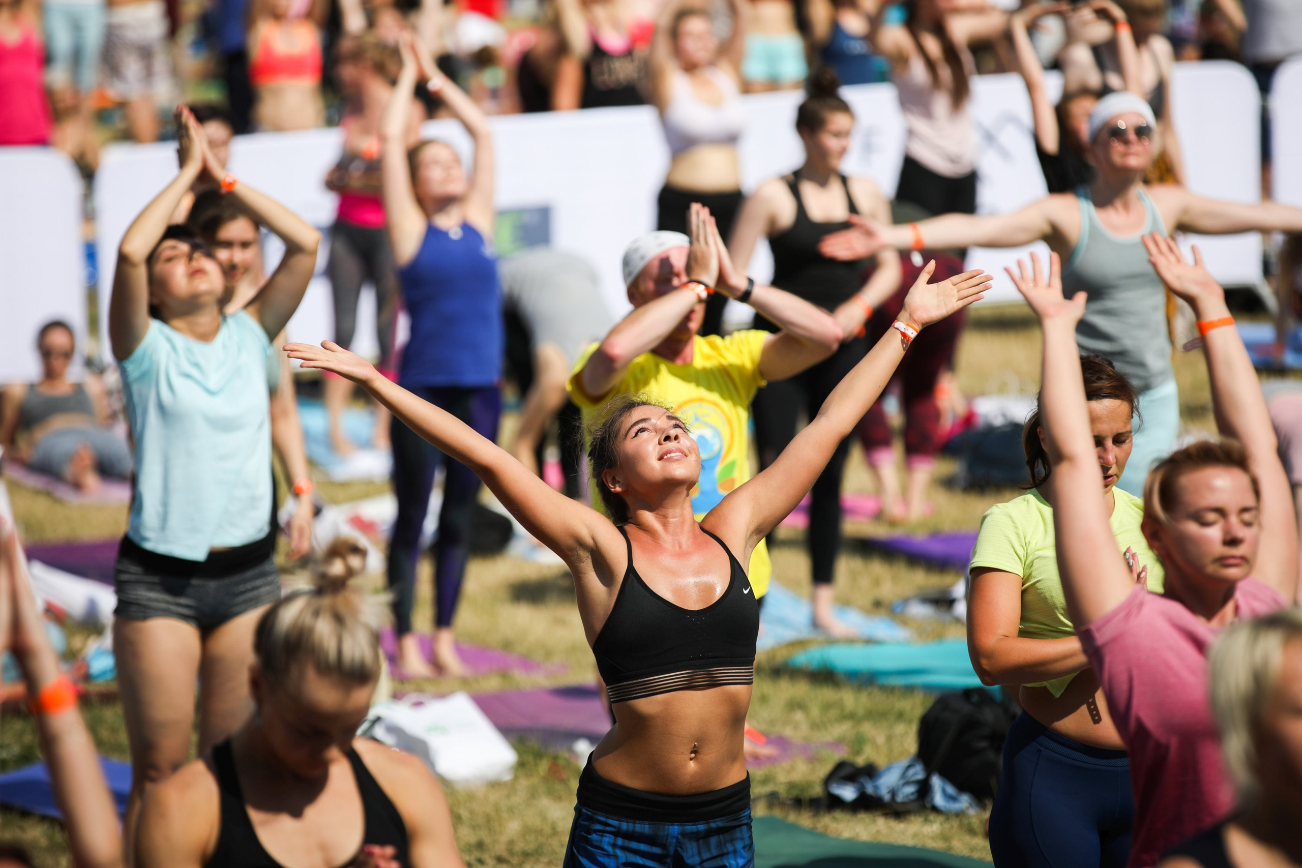Yoga Day. True Story Photography