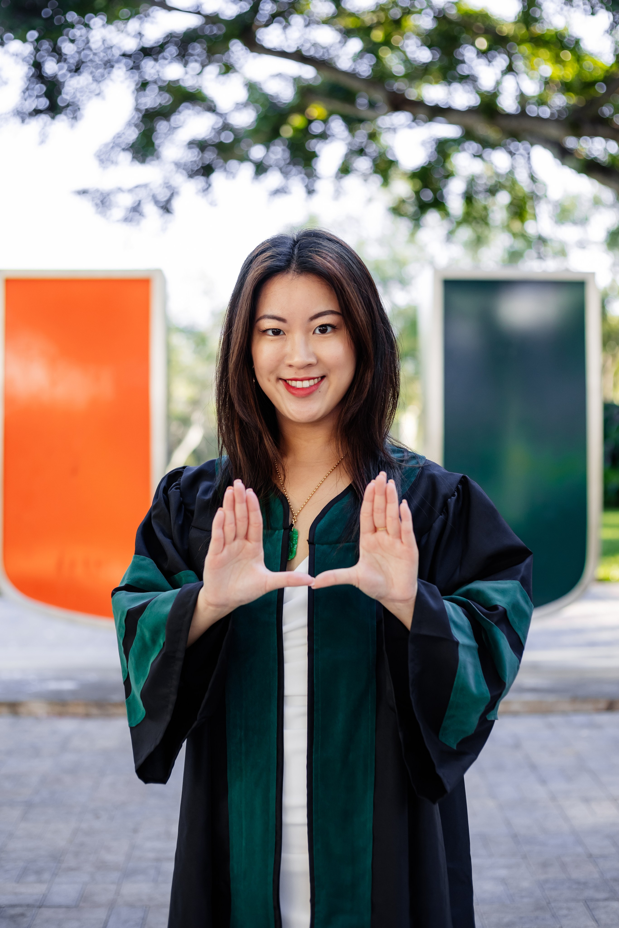 10 Spots For Graduation Photos At University of Miami. Portrait and graduation photographer Marina Simanava