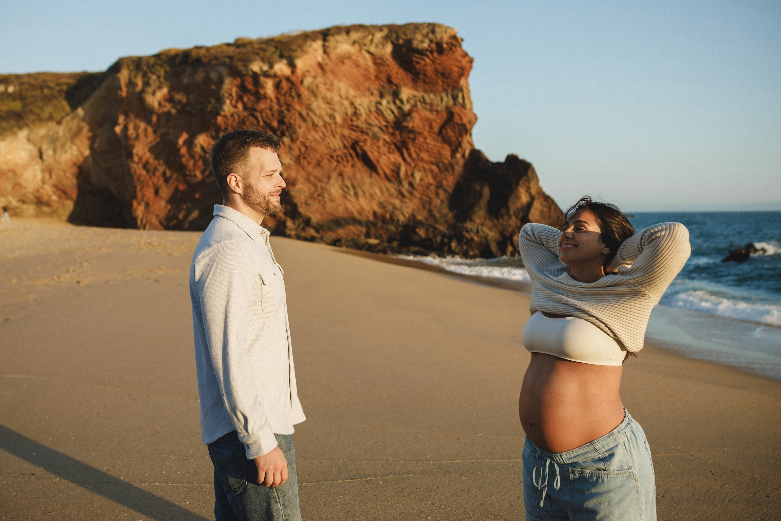 Panther Beach Sunset Maternity Story. Maternity, newborn photographer in the Bay Area|Iryna Rakivnenko