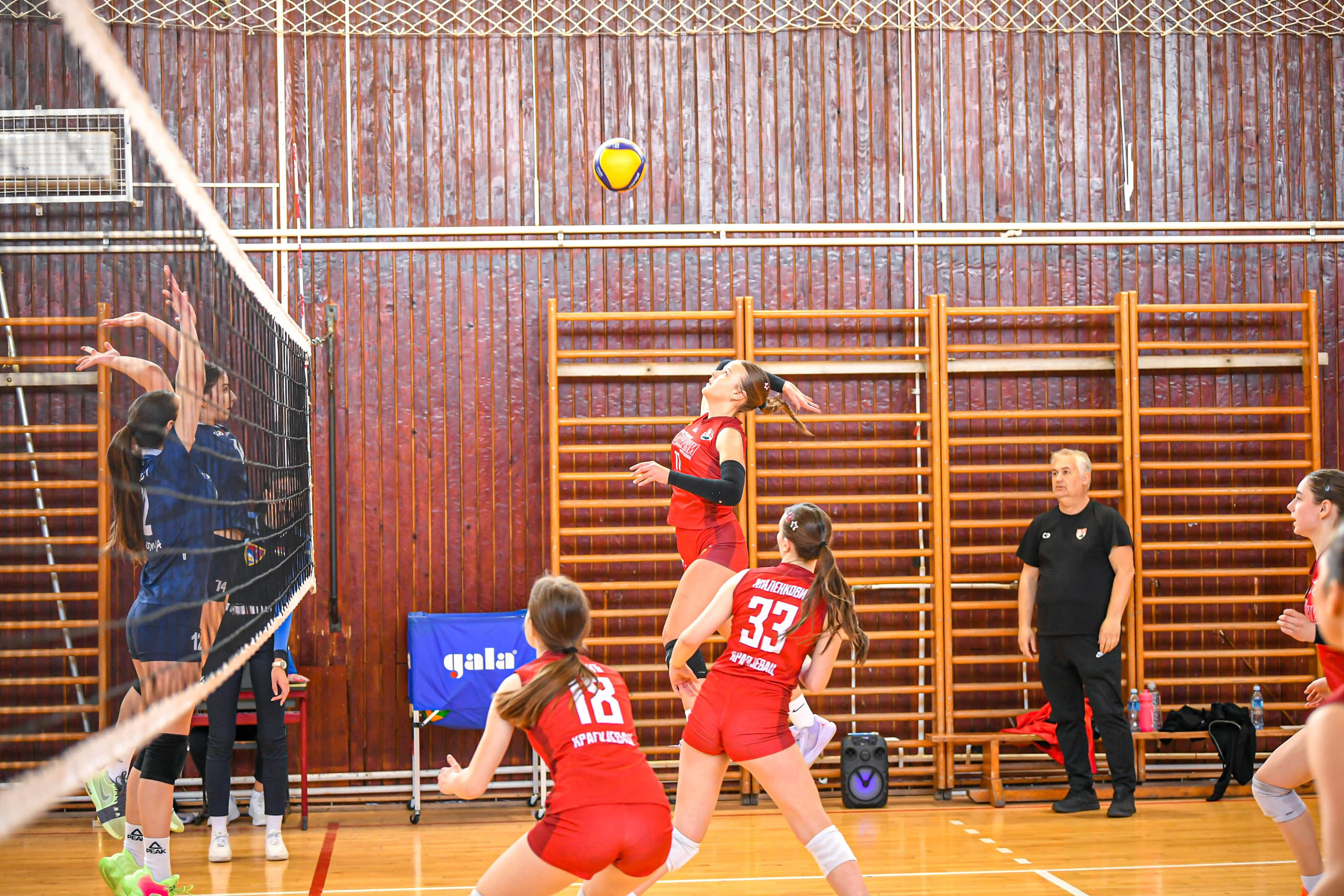 Odbojka 22.03.  Radnicki KG — BlockVolley JAG. Foto Simic Jagodina