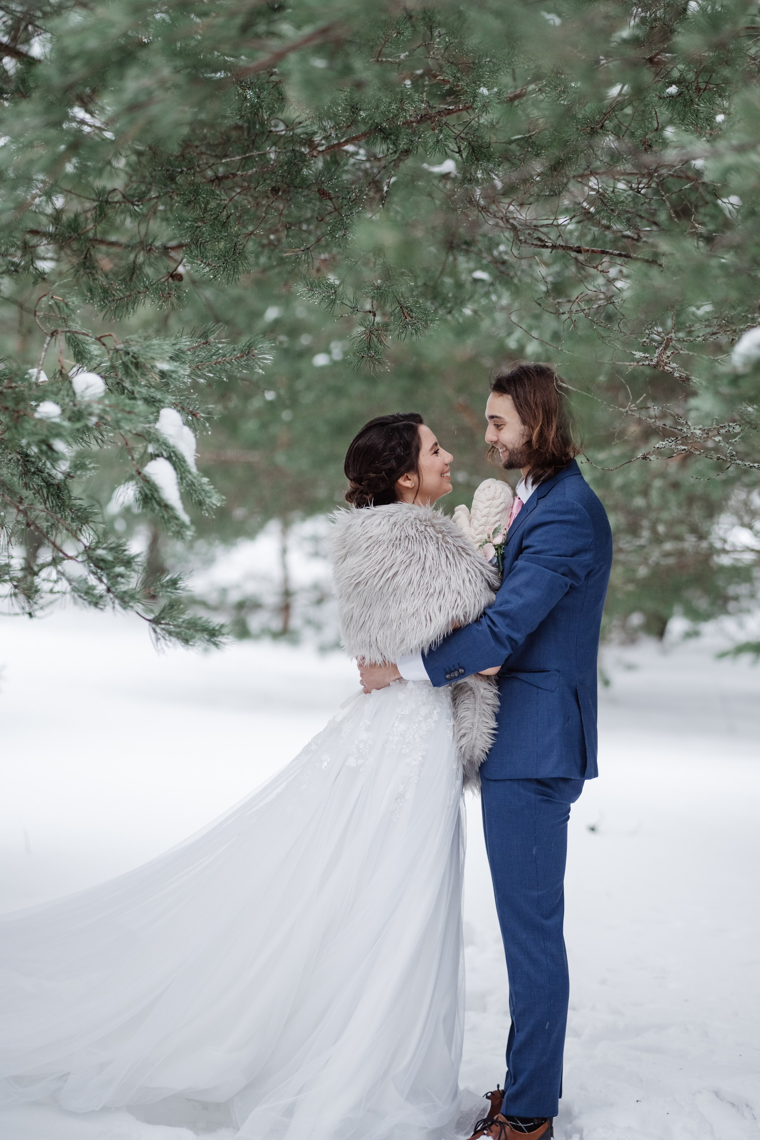 Winter bryllup. Bryllupsfotograf i hele Norge