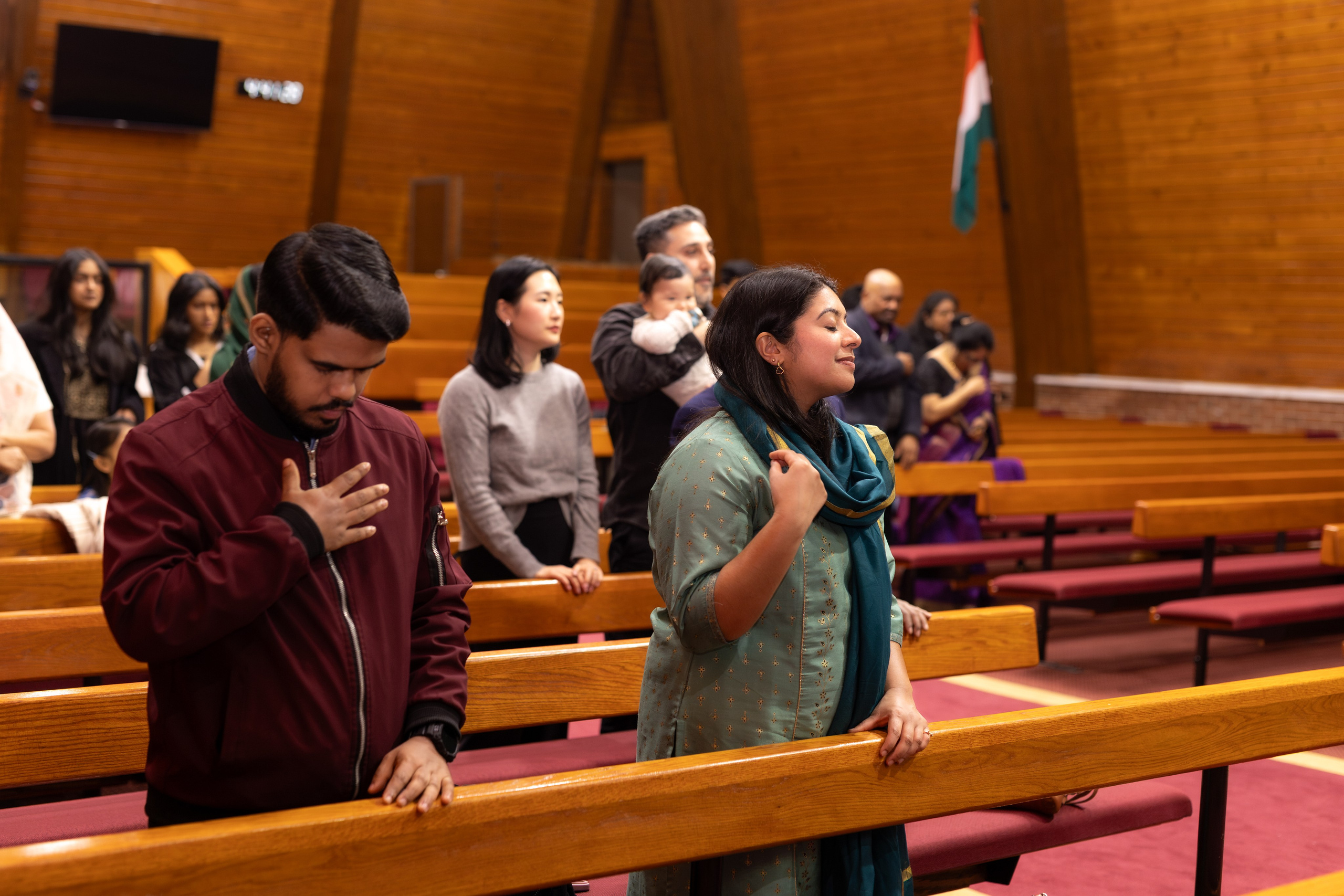 Baptist Church Baptism of a One-Year-Old Boy. Family, lifestyle, and commercial photography in New York and New Jersey