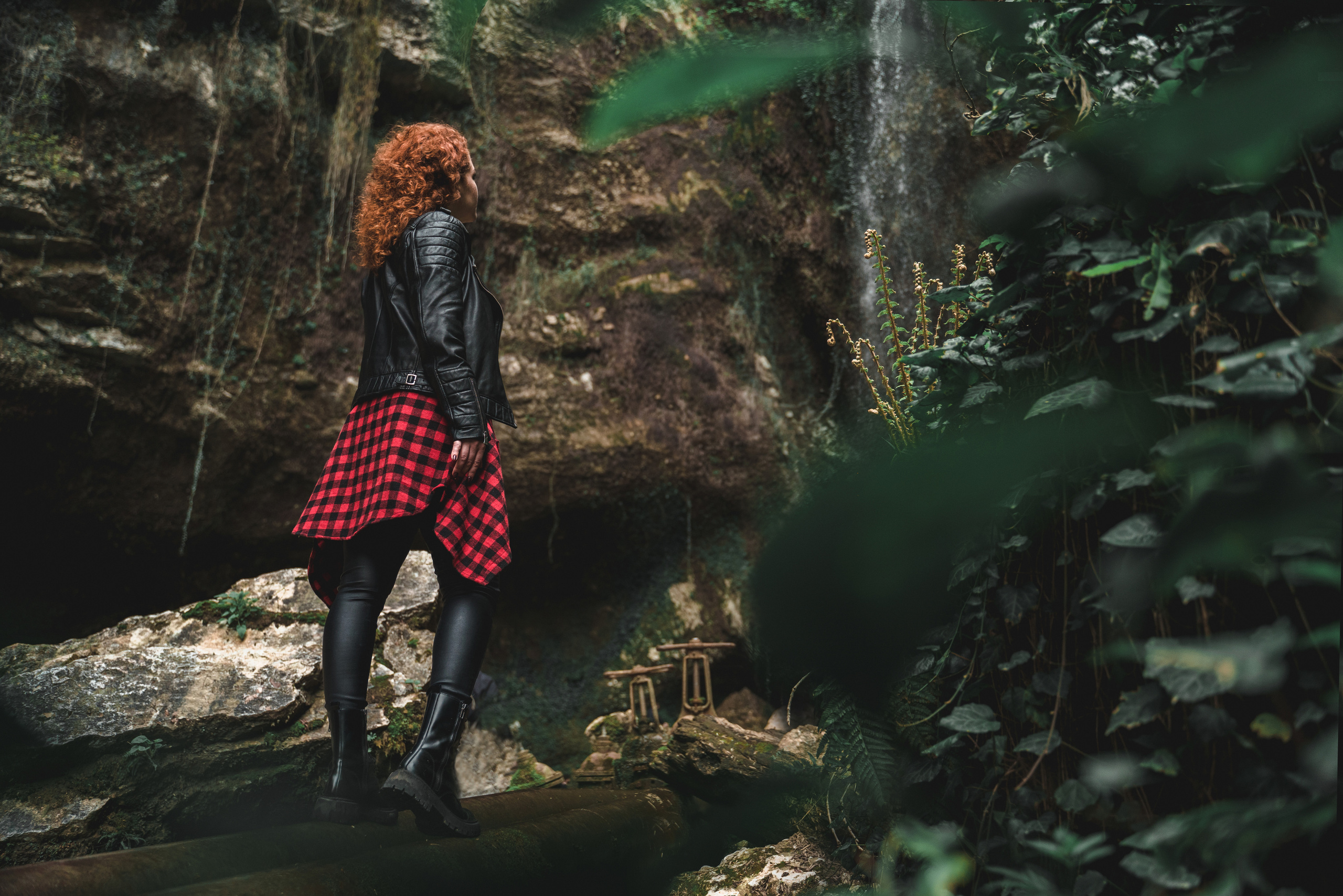 Waterfall keeper. Photographer Phuket