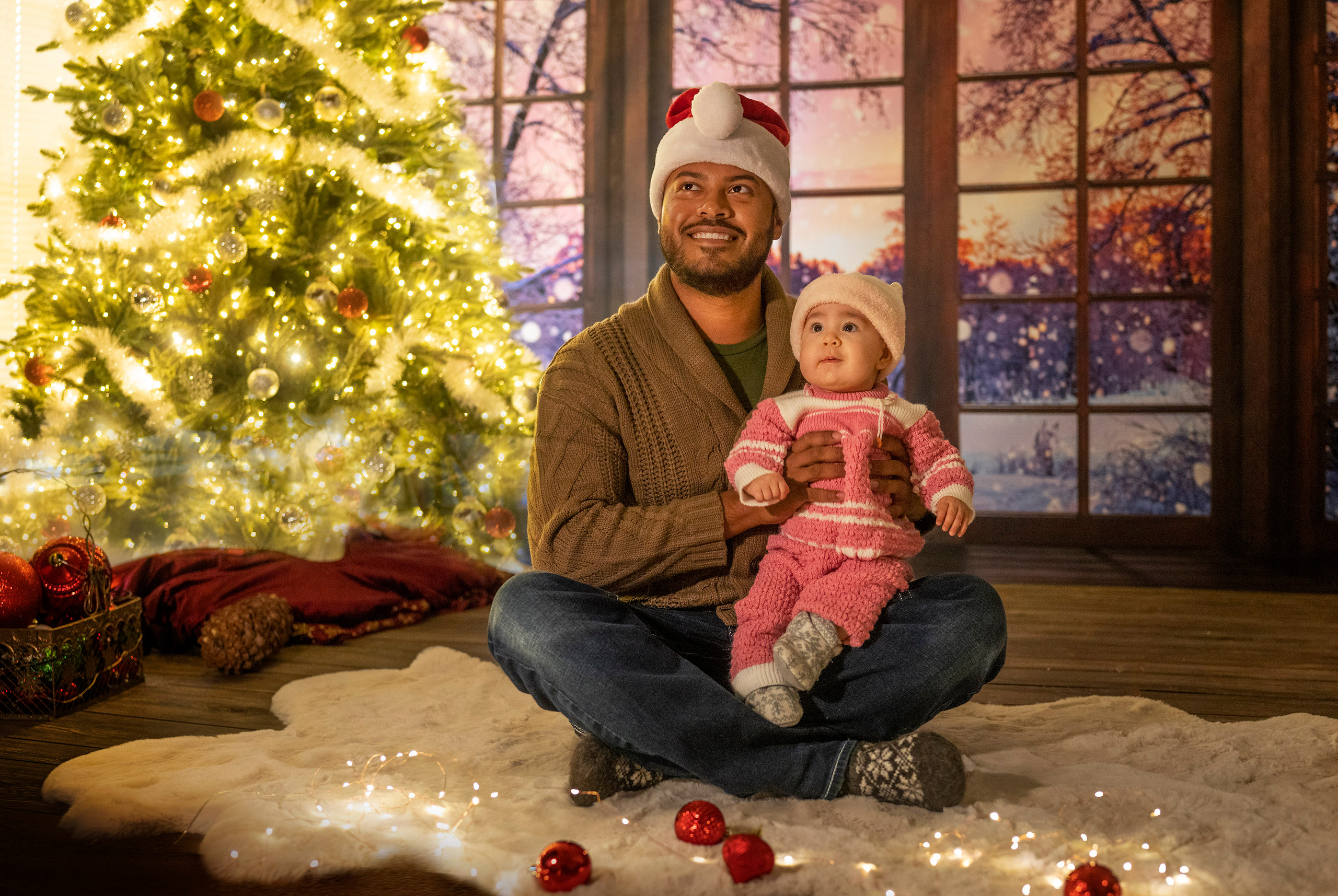 New Year photo sessions 2021. Photographer Irina Kozhemyakina. Houston