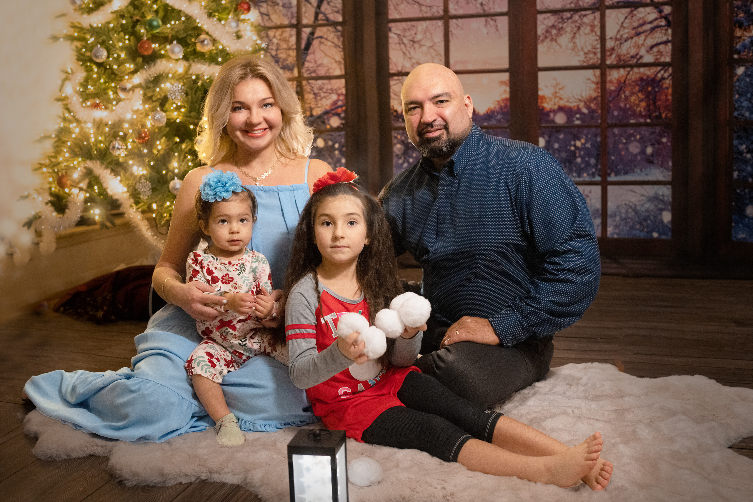 New Year photo sessions 2021. Photographer Irina Kozhemyakina. Houston