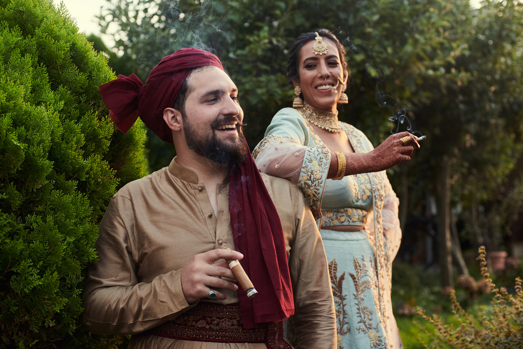 POrtrait of Indian bride on the wedding ceremony, photographer in the Netherlands