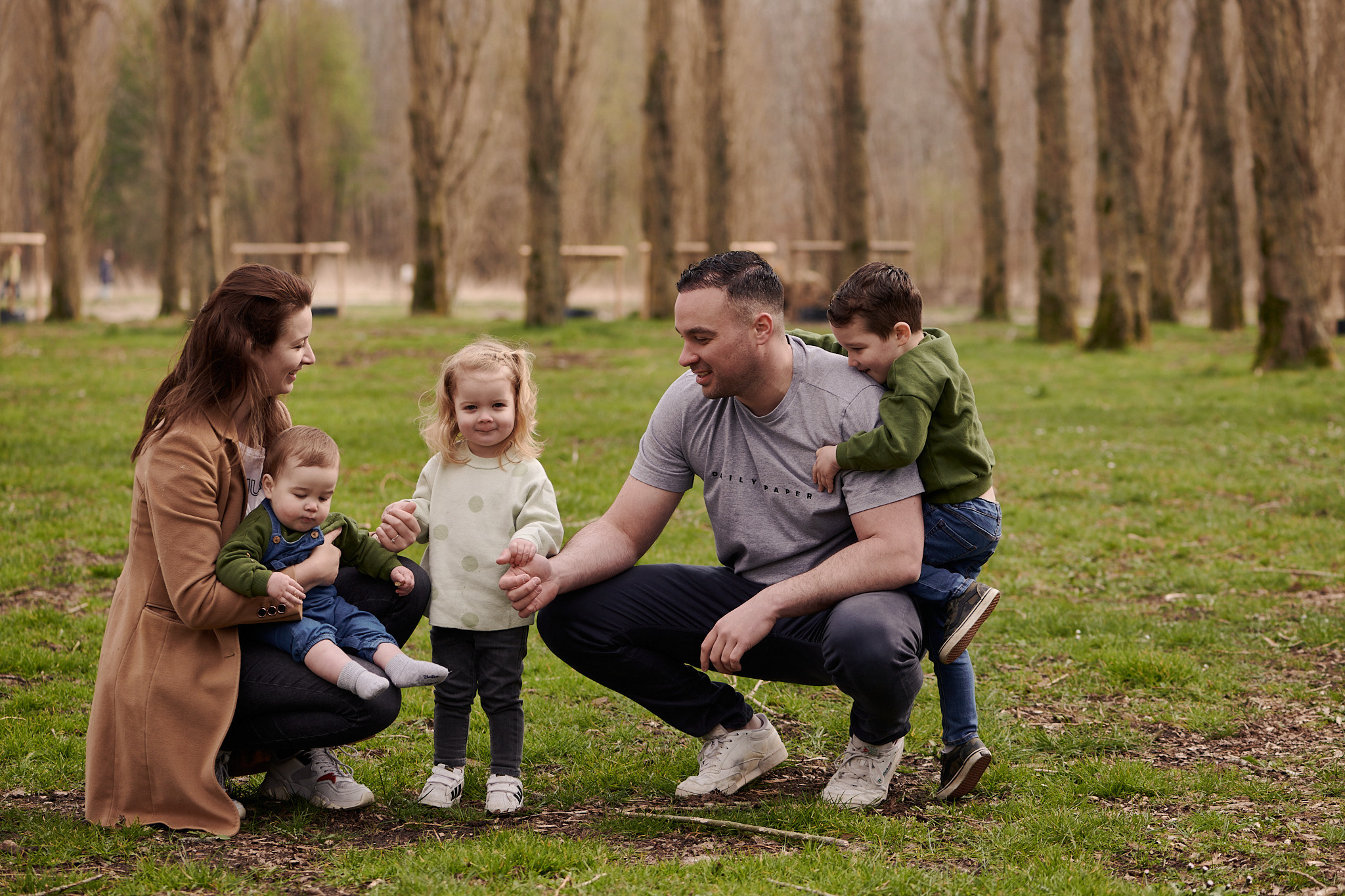 Family photosession in the park. Portrait and Wedding Photographer Brussels & Amsterdam