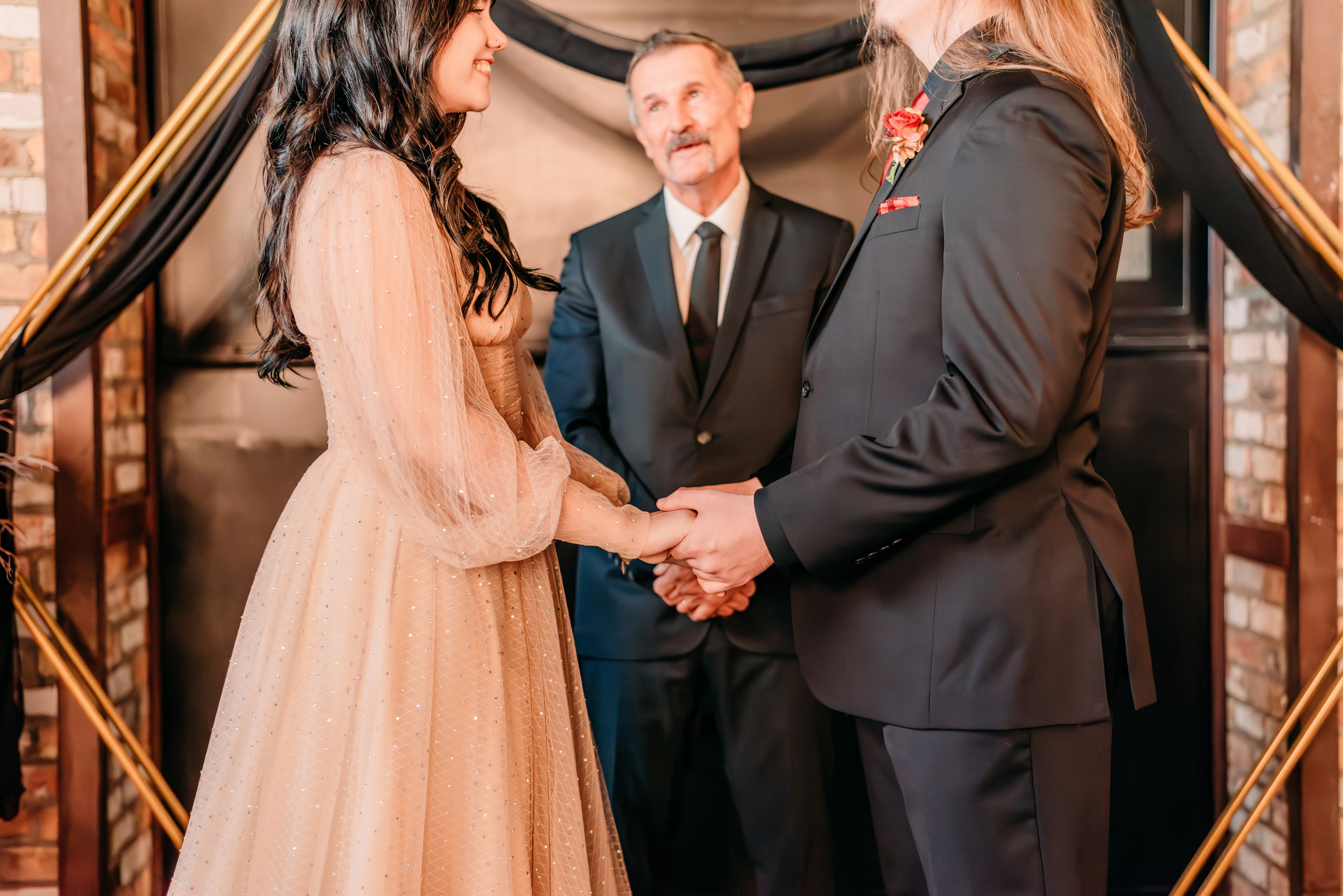 Bold & Dramatic Wedding at The Paper Mill on The Landing | Fort Wayne Wedding Photographer. Alexandria Danielle Photography | Fort Wayne & Indianapolis Wedding Photographer