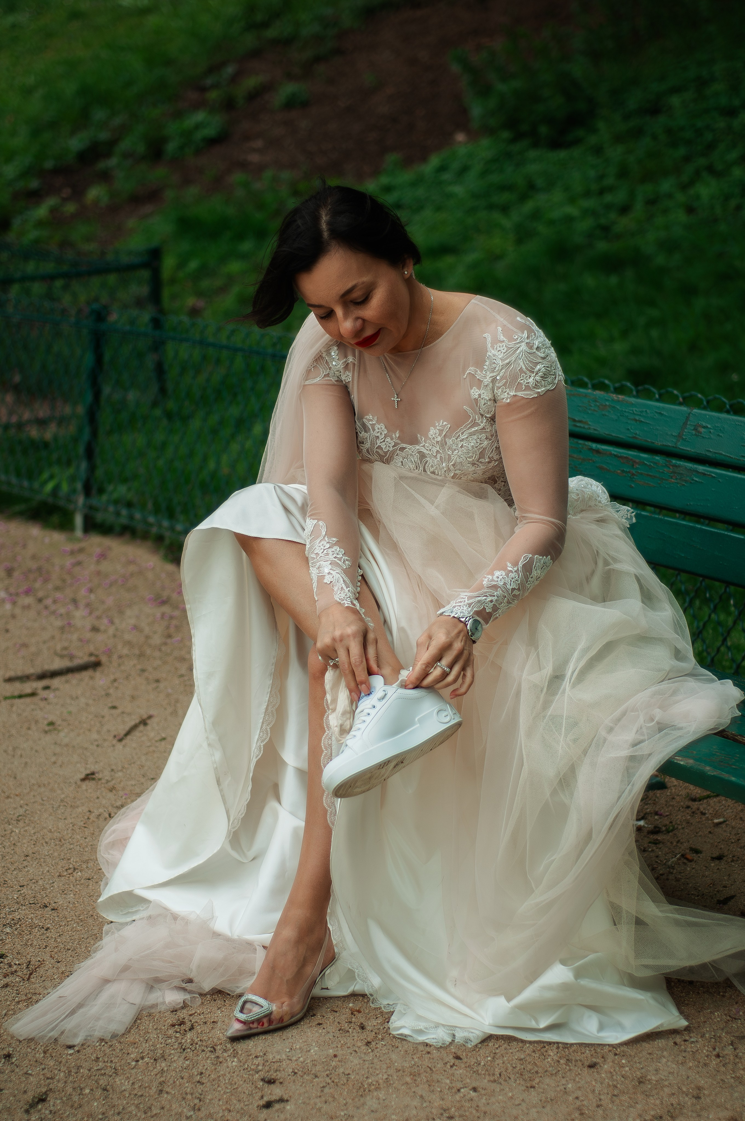 Wedding anniversary photoshoot. Paris photographer — Polina Osipova