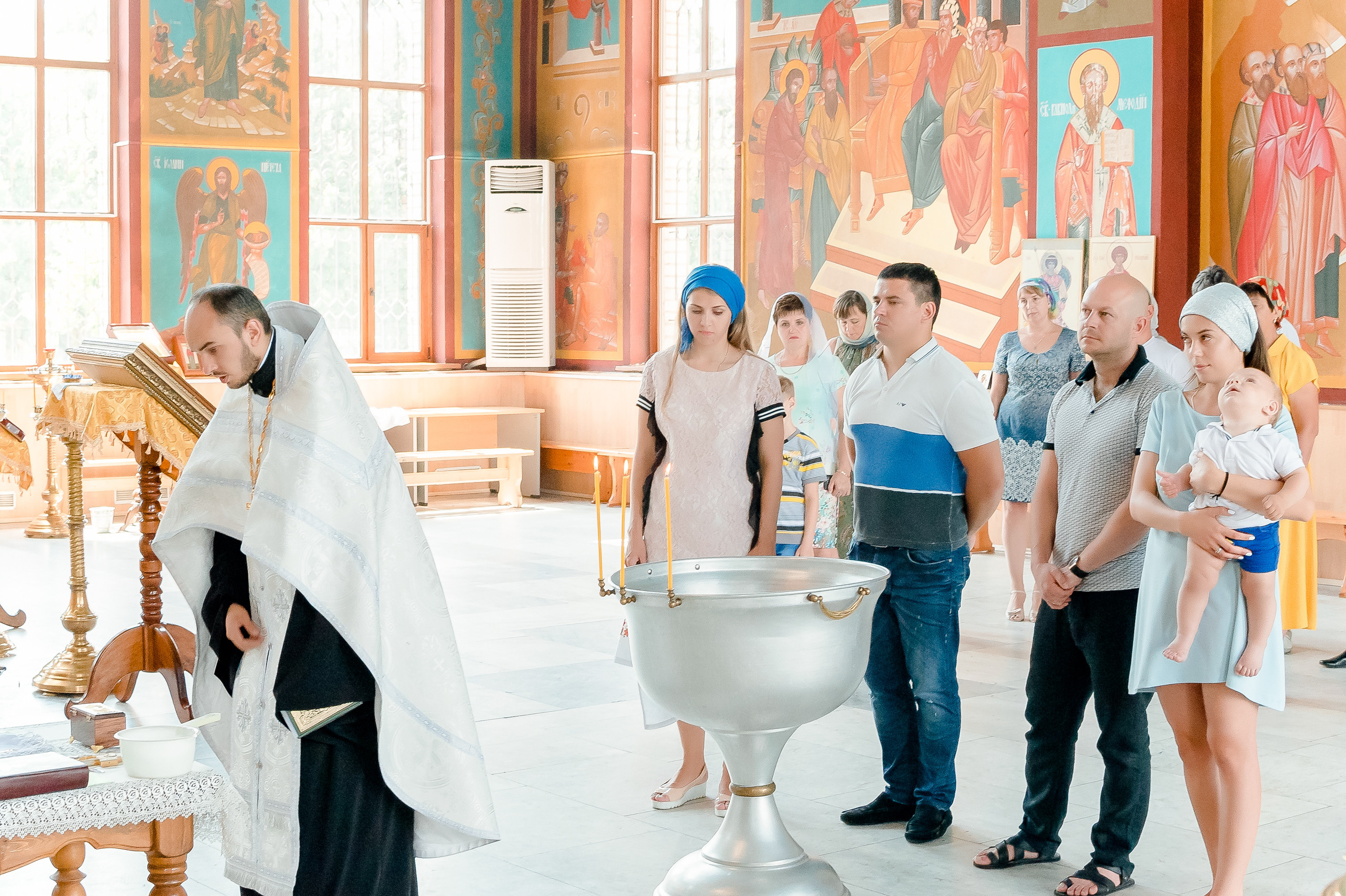 BAPTISM OF G. MARIA VALUEVA Photographer in Nice, Cannes, Monaco, France, Europe, Istanbul, Turkey