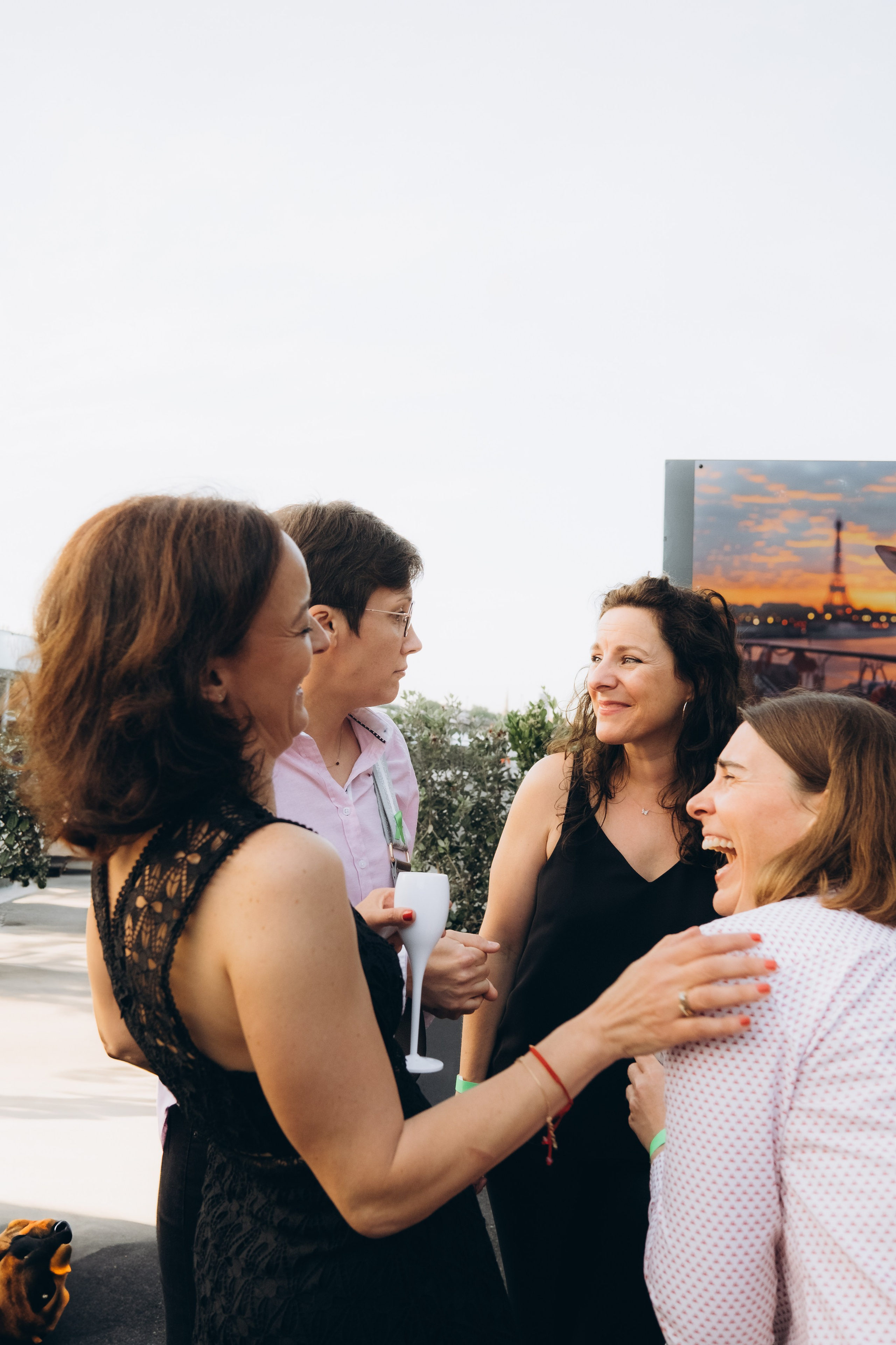 Marie’s Birthday with an Eiffel Tower view. Photographer in Paris Marina Chaput