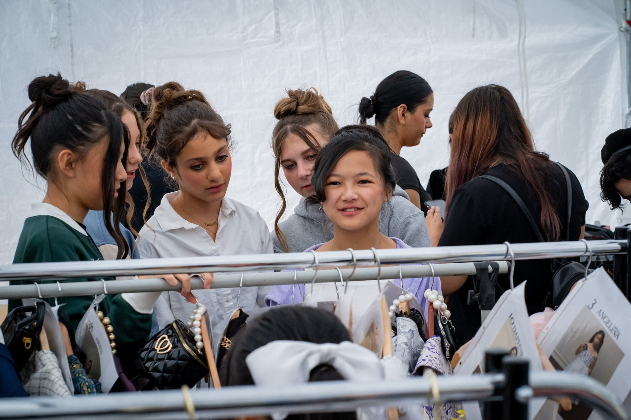 The blooms BTS. Vancouver Kids Photographer