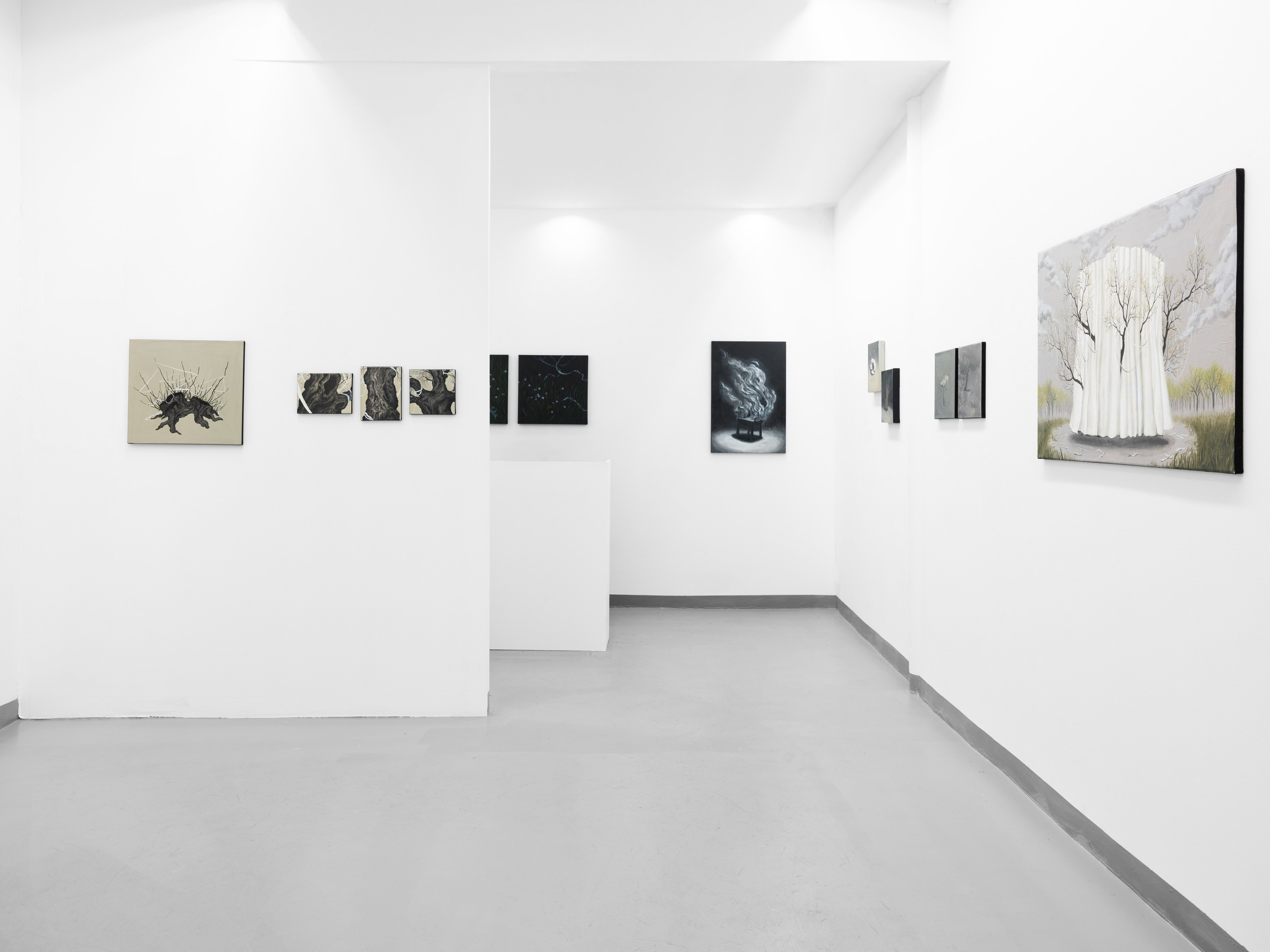 Solo show Au-delà. 2024. Yujoo HONG