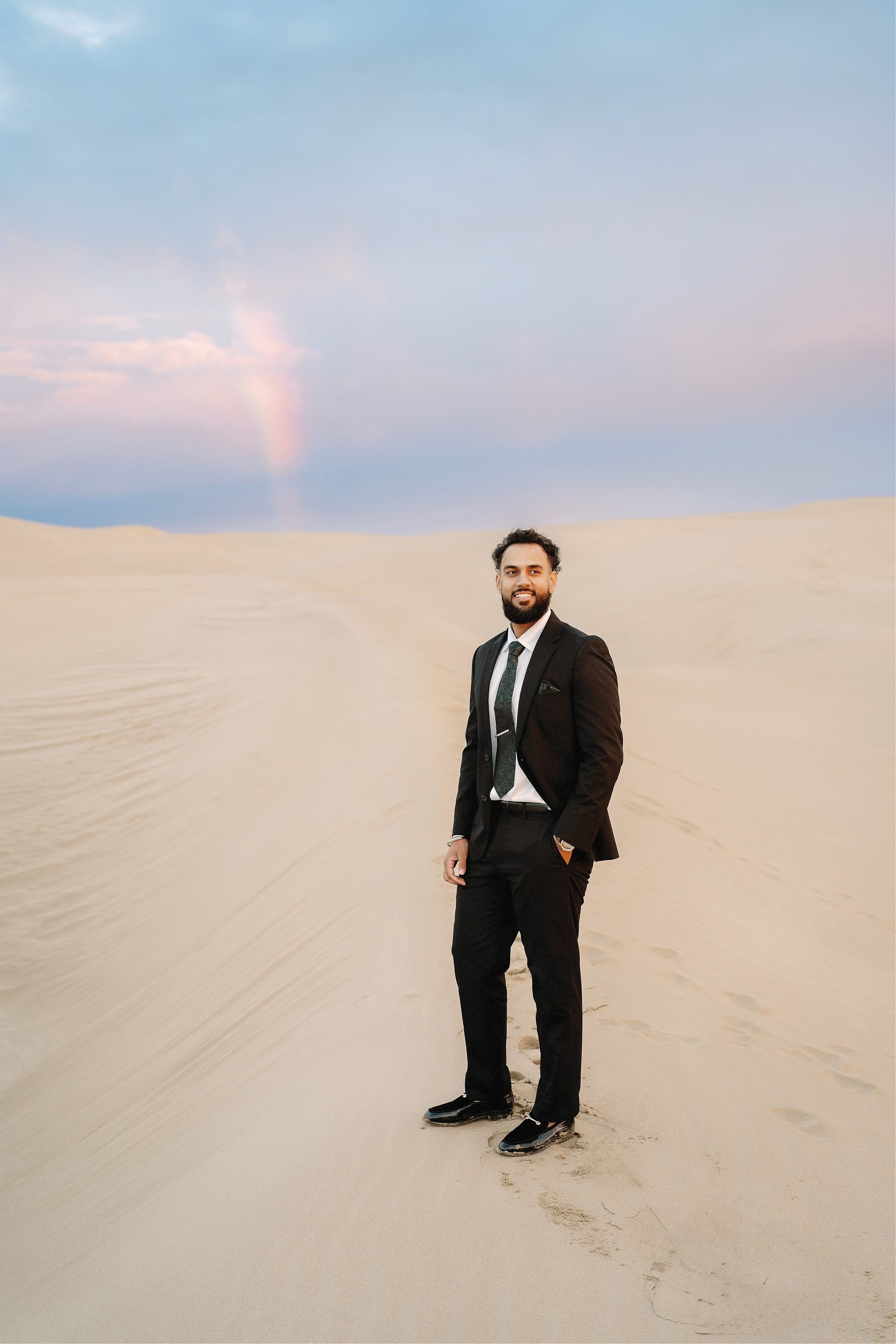 Elopement at Pismo Beach Sand Dunes, California. Wedding Photography & Videography Team in California, Los Angeles, San Francisco, San Diego and Travel