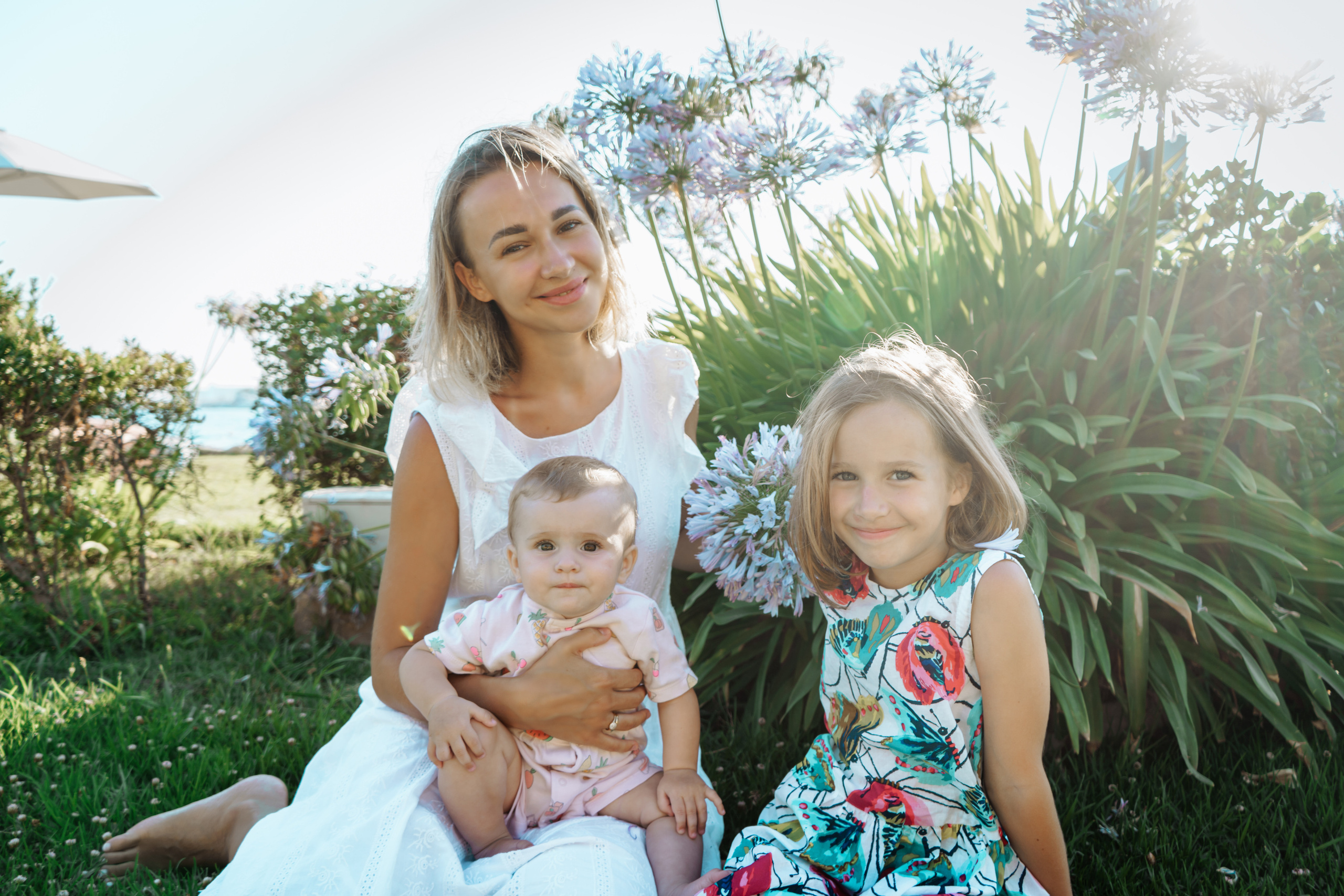 Настя и дочки. Семейный и детский фотограф на Кипре Елена