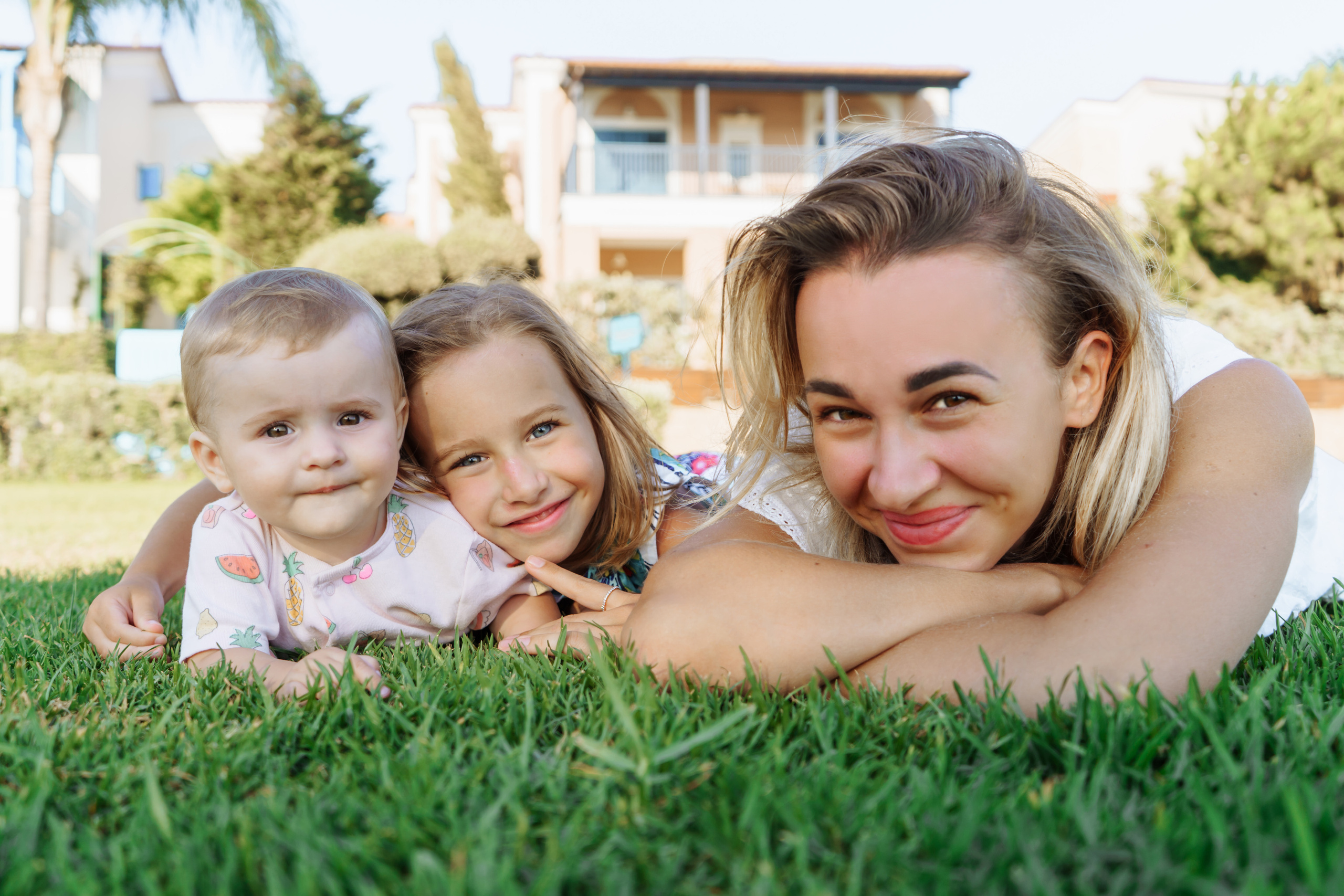 Настя и дочки. Семейный и детский фотограф на Кипре Елена