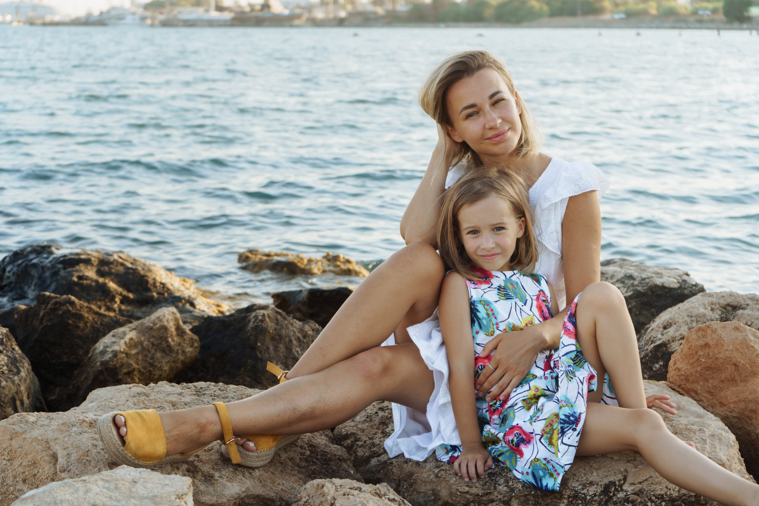 Настя и дочки. Семейный и детский фотограф на Кипре Елена
