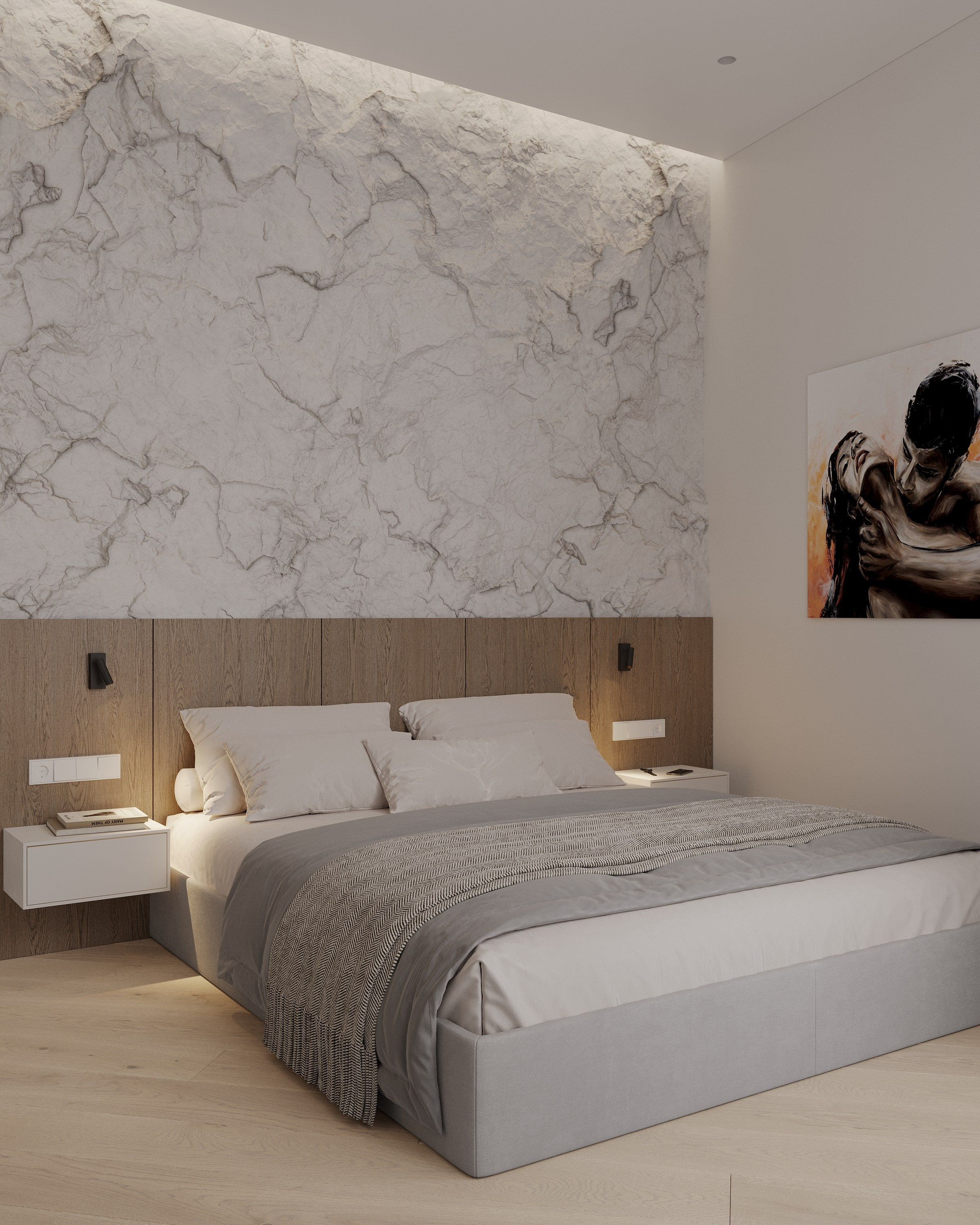 Wooden minimalizm. Simple Archs — high quality visualizations for your interior projects