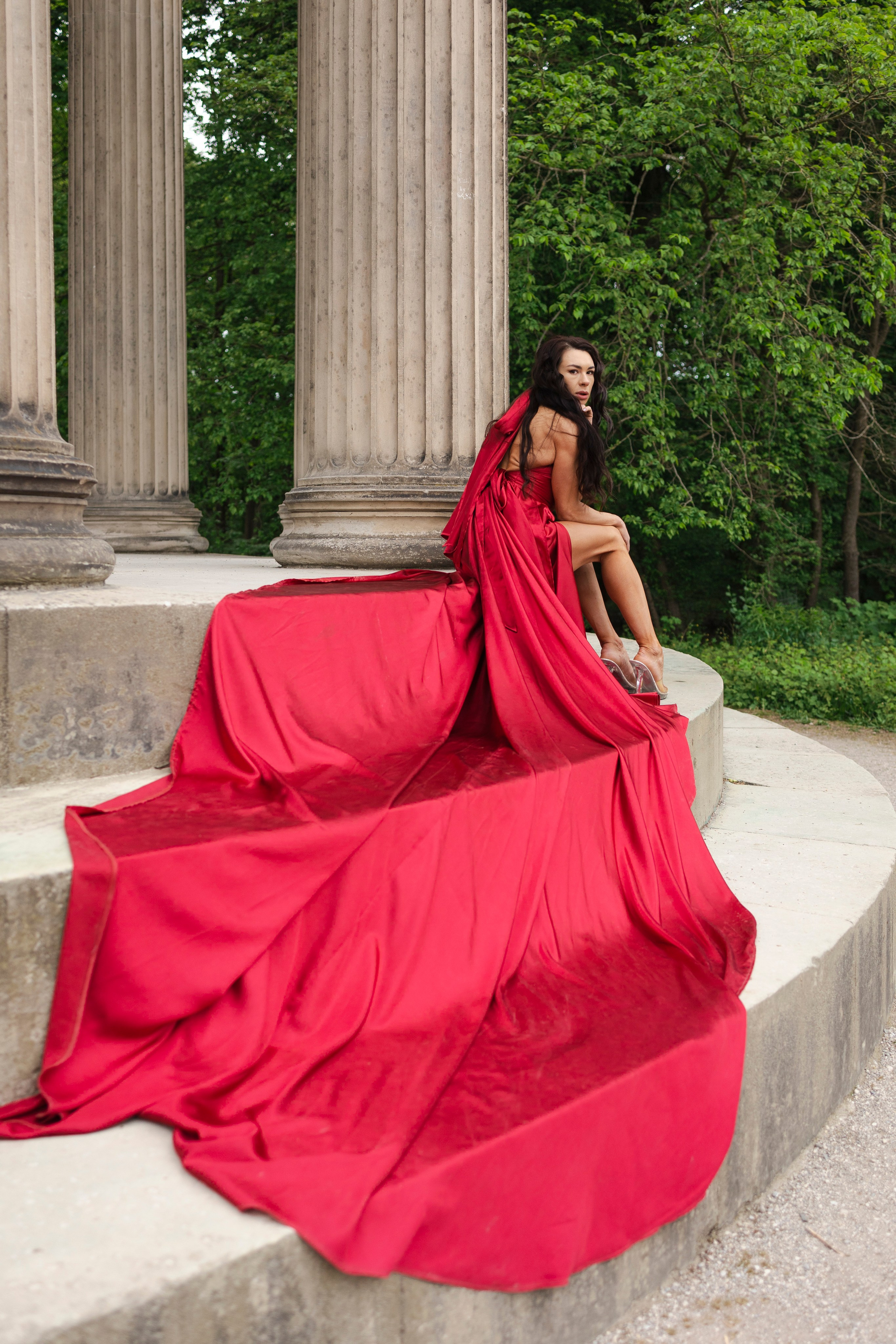 Long dresses shooting. Photographer in Munich