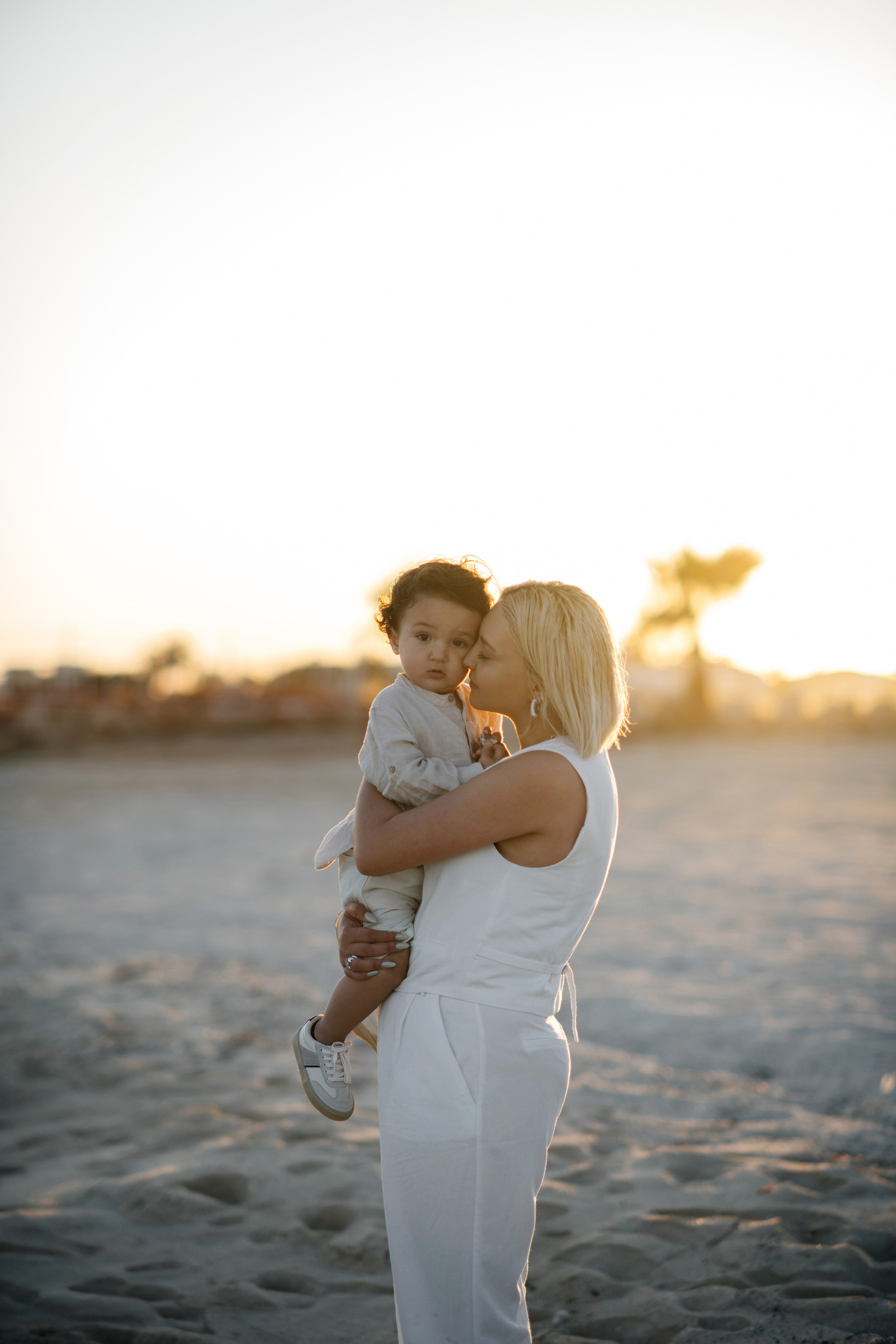 На пляже. Фотограф на Кипре