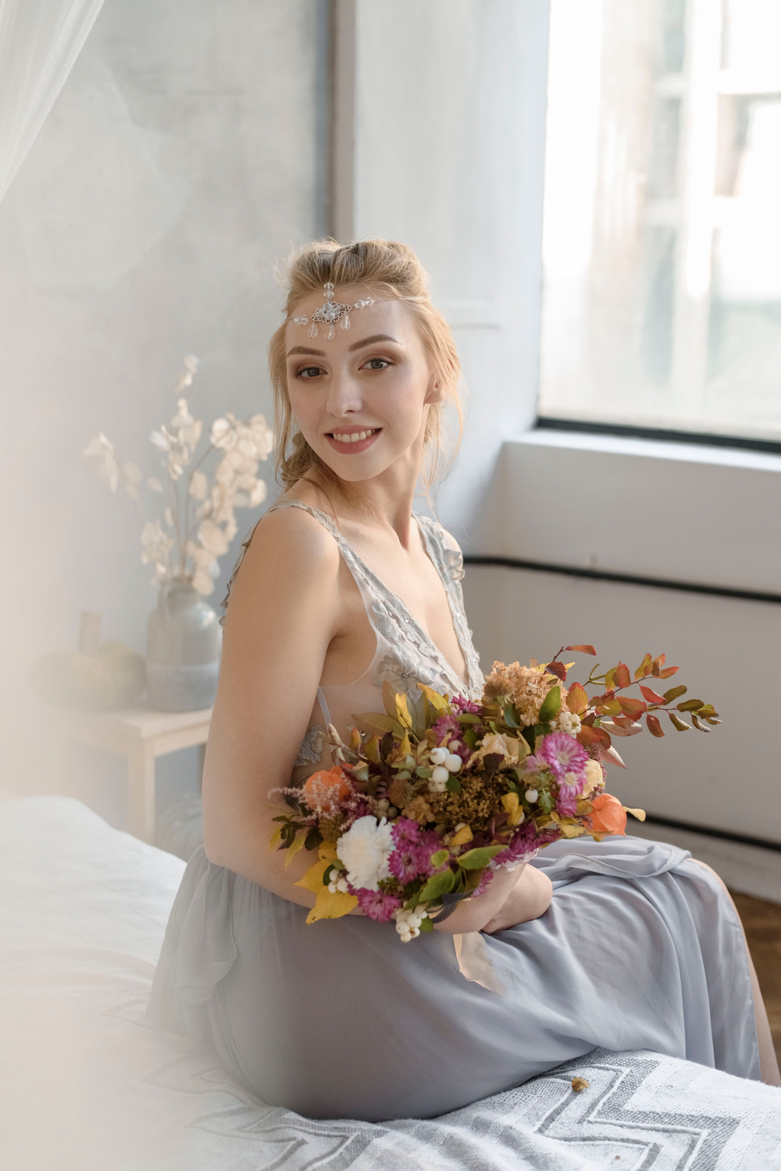 Свадебная фотосессия в студии. Семейный фотограф и фотограф новорожденных в Вильнюсе Ирина Беленкевич