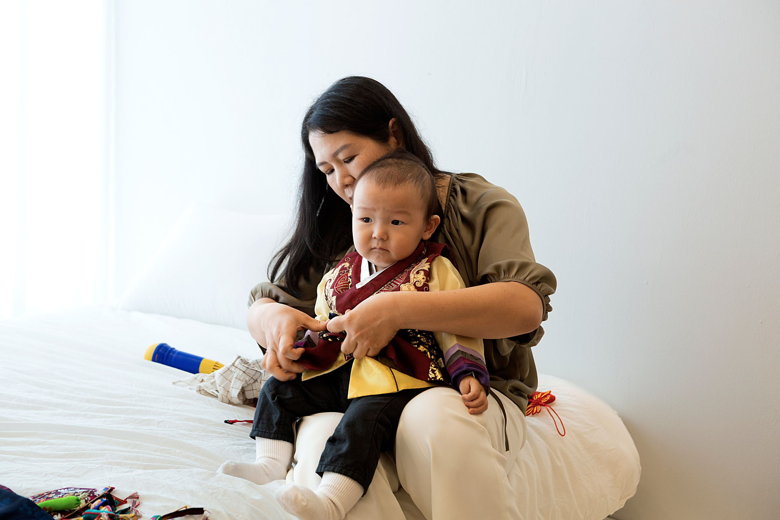 Артём в студии. Фотограф беременности, ньюборн и годовасиков в Корее Жанна Хан