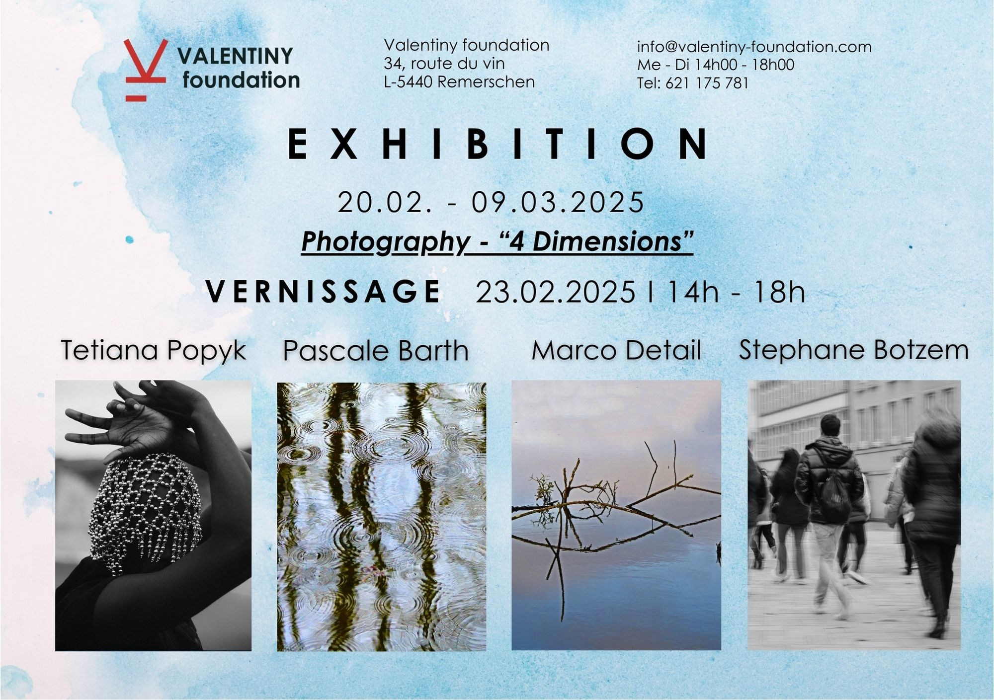 EXPOSITION “4 Dimensions” in Valentiny Foundation (2025), Remershen. Photographer in Luxembourg Tanita