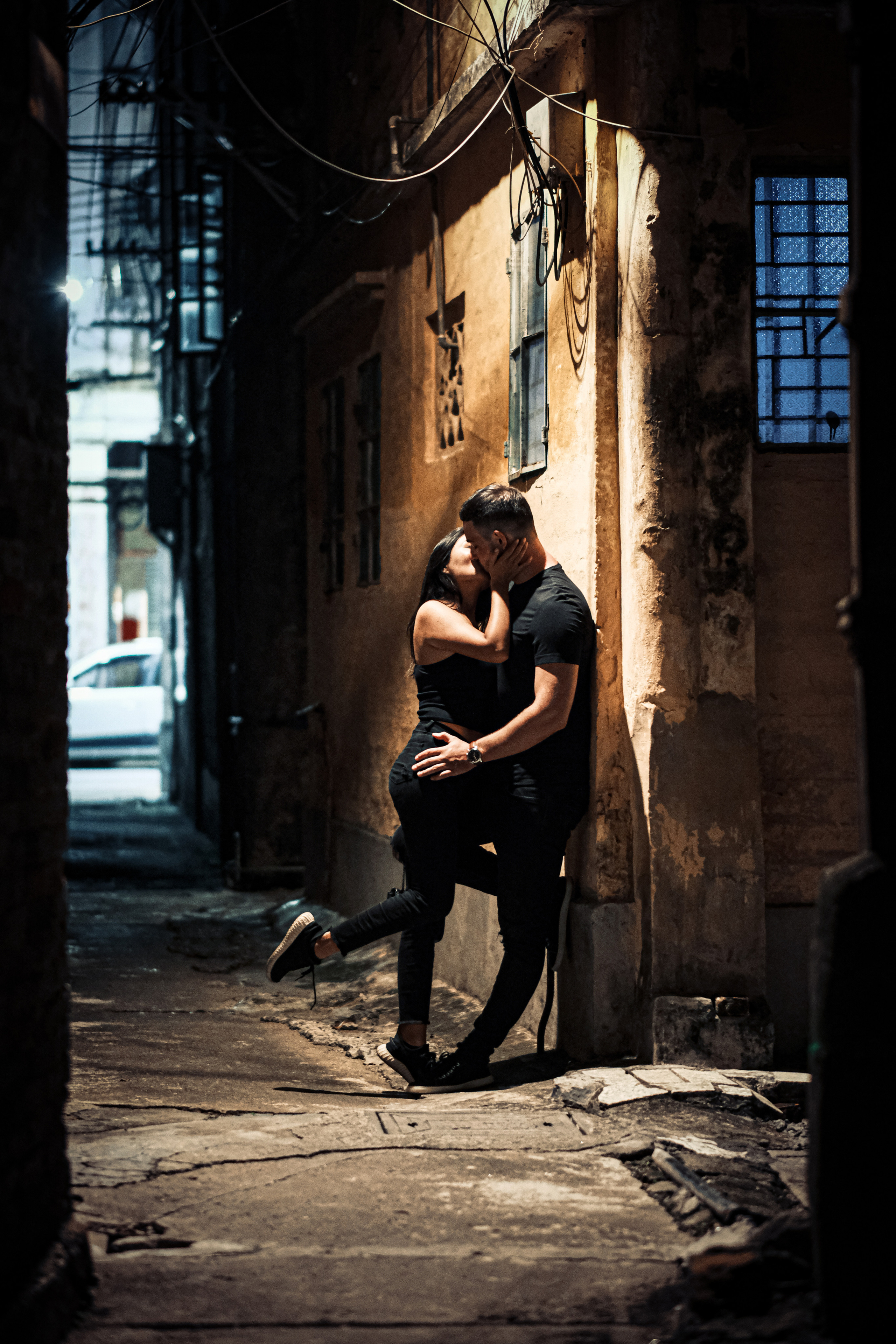 Love Story | Chinese streets in Chinatown | Jiangmen City | Street Photography | Jiangmen Street Photos | China Street Photography. Camera: FUJIFILM X-Pro3 56mm F1.2 | Yuko Photography
