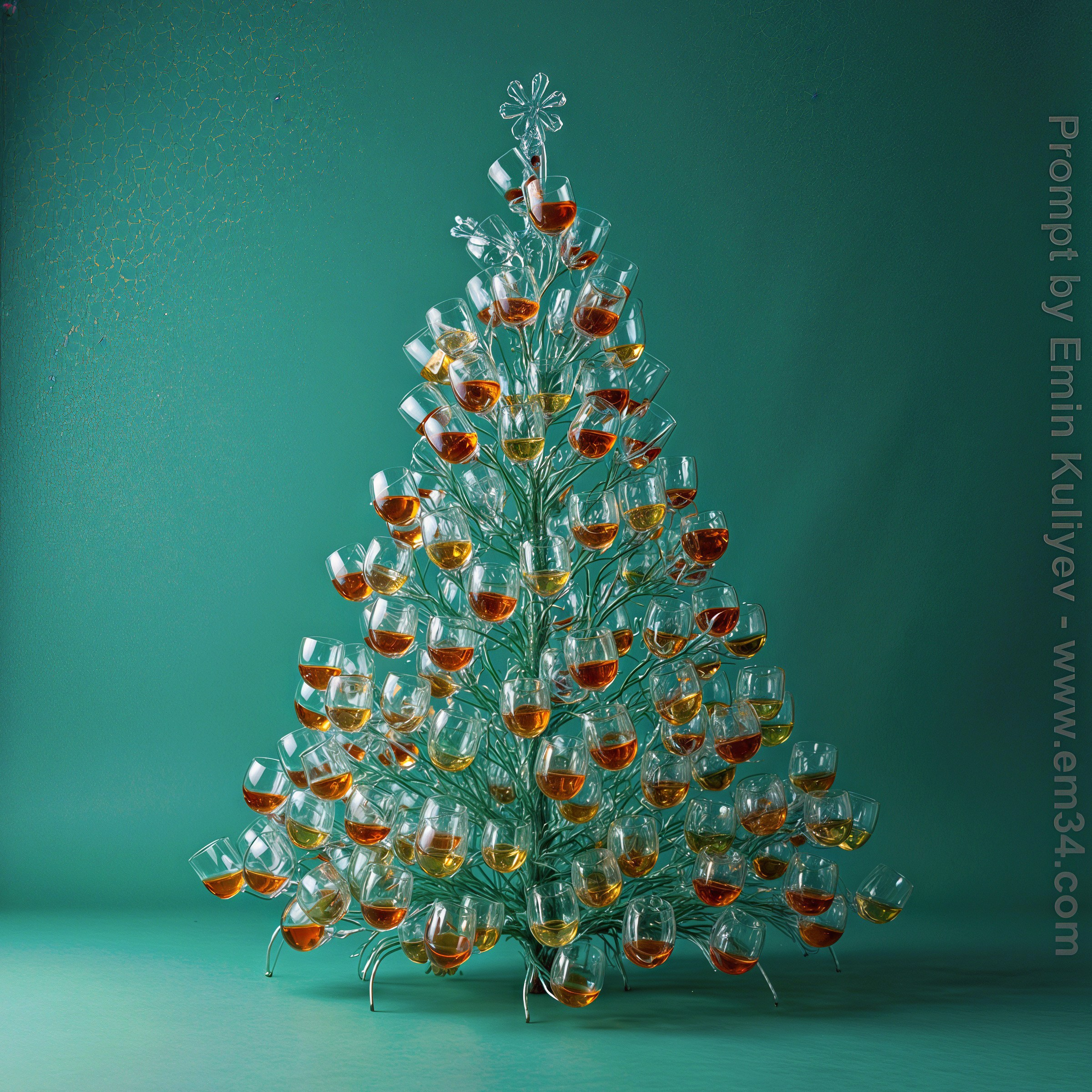 Created my own vision of a Christmas tree in ai. Emin Kuliyev — Award-Winning Wedding Photojournalist NYC & USA | Best Wedding Photographer Known for Candid, Timeless Moments