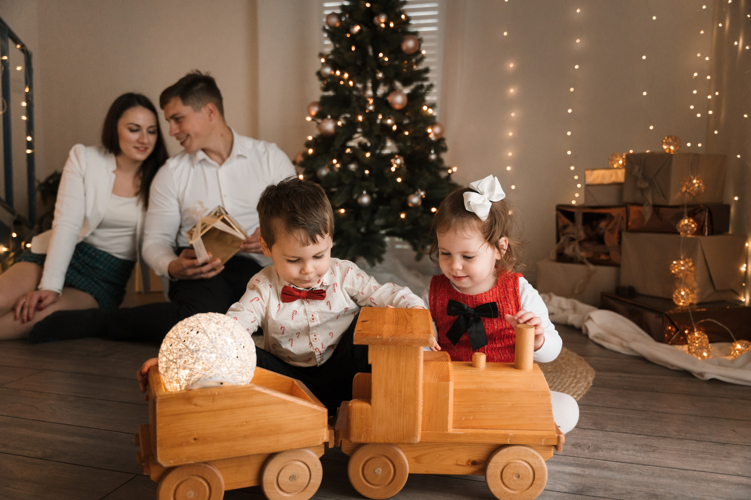 Christmas Family Photoshoot. Elena Seewald