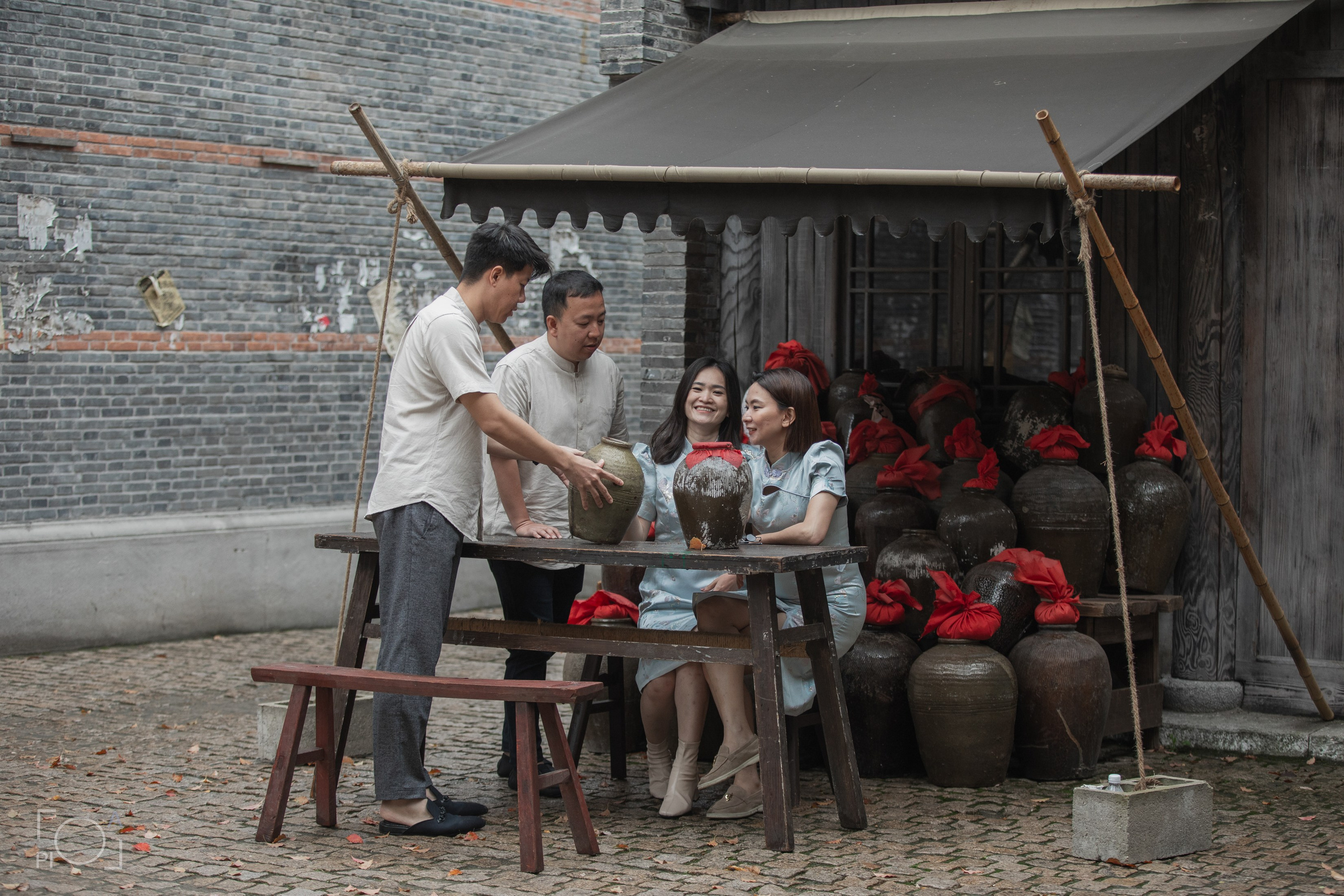 Семейная фотосессия в шанхайской киностудии. Photographer in Shanghai — Lola Pidluskaya