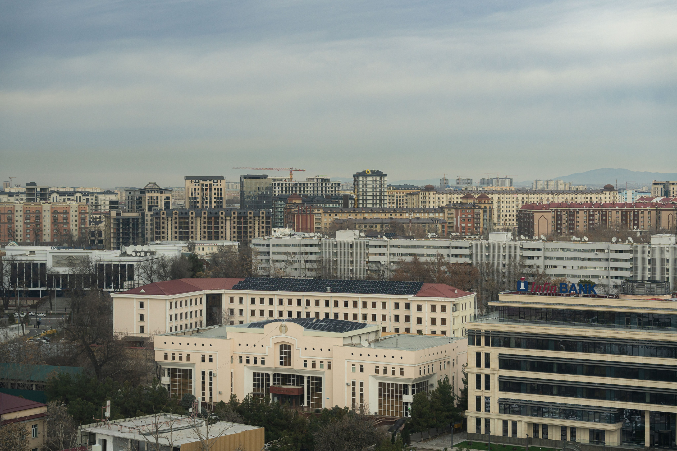 Смог в Ташкенте или Взгляд на город с высоты птичьего полета. Георгий Намазов | Фотограф в Ташкенте