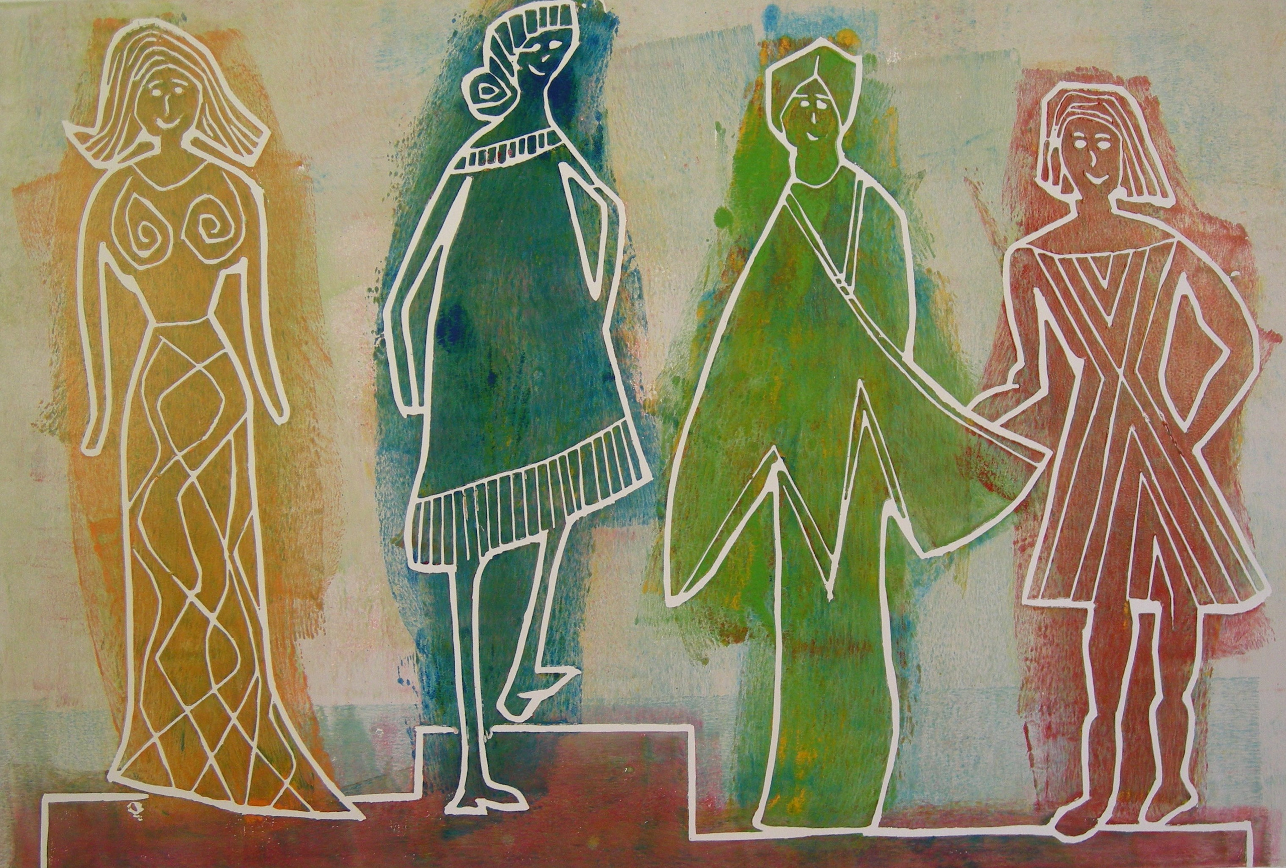Die Siegerinnen 2, 2020 - 40x60 auf Papier 60x80