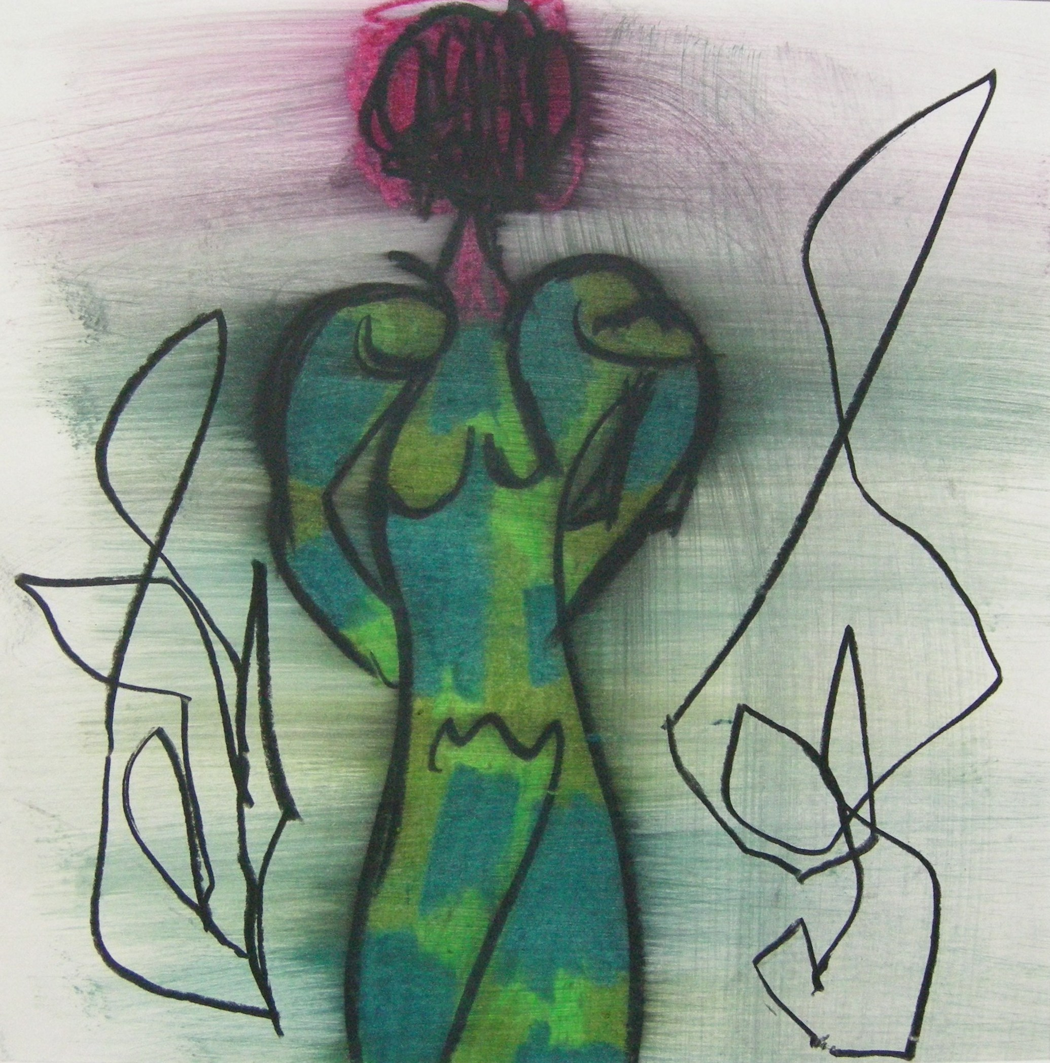 Begegnung mit mir 2009 - 40x40