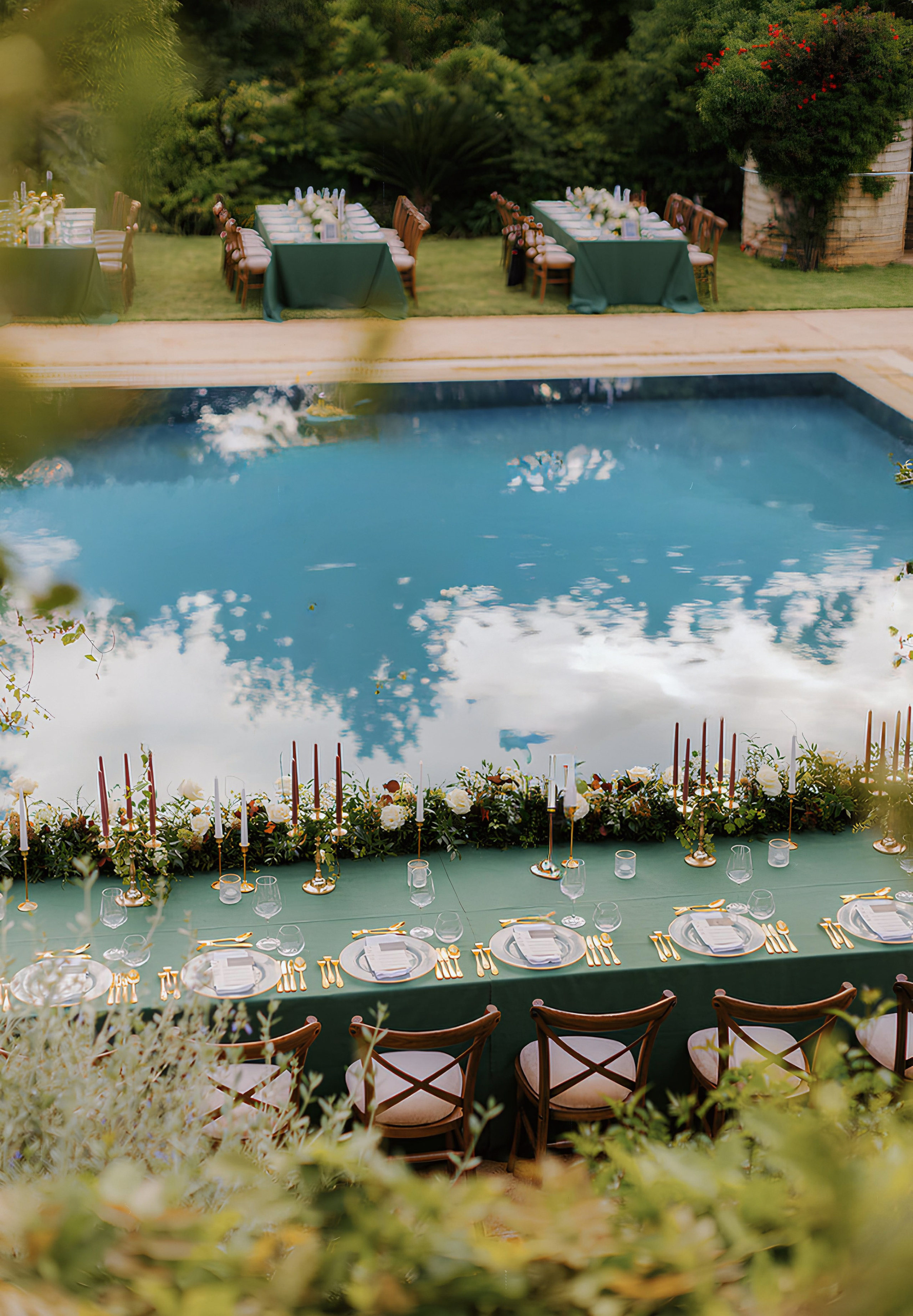 Luxury event planner design: autumn-inspired garden celebration in Istanbul.