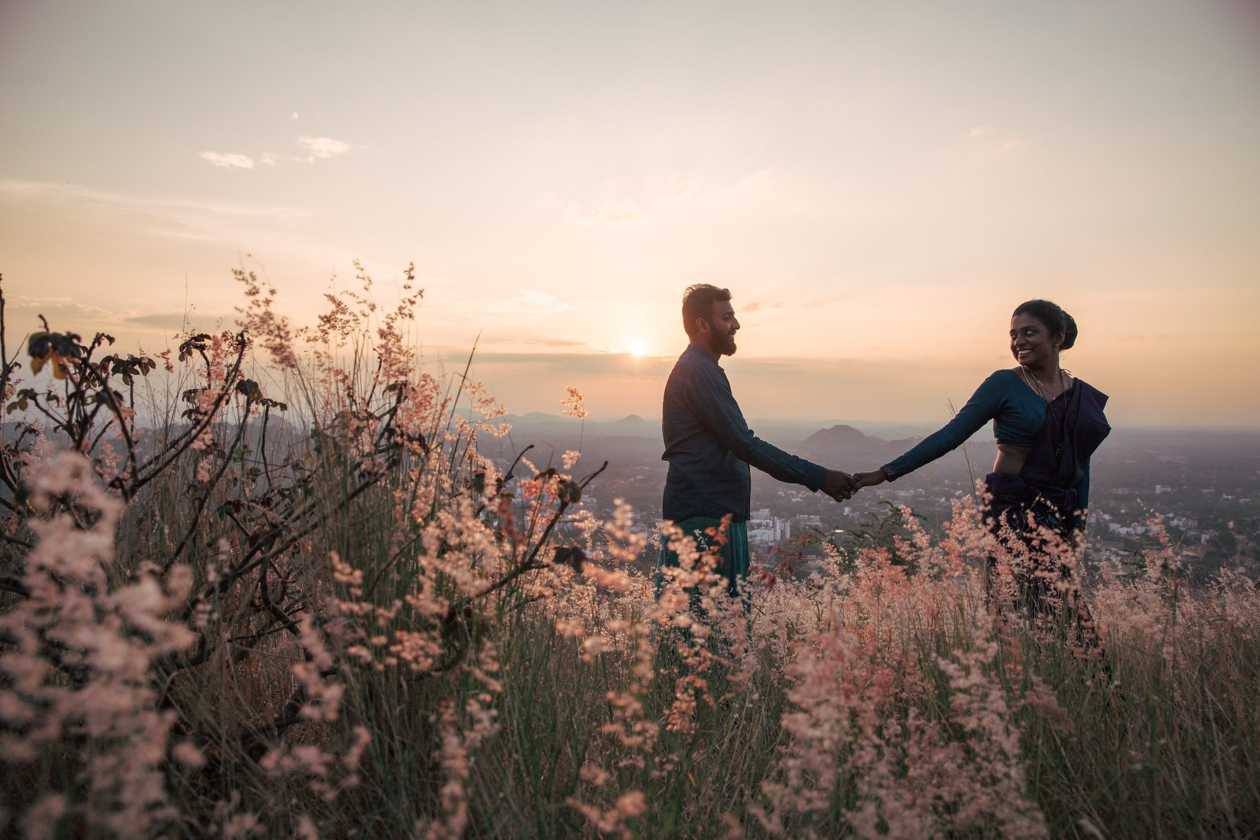 A romantic post wedding couple shoot at Kurunegala